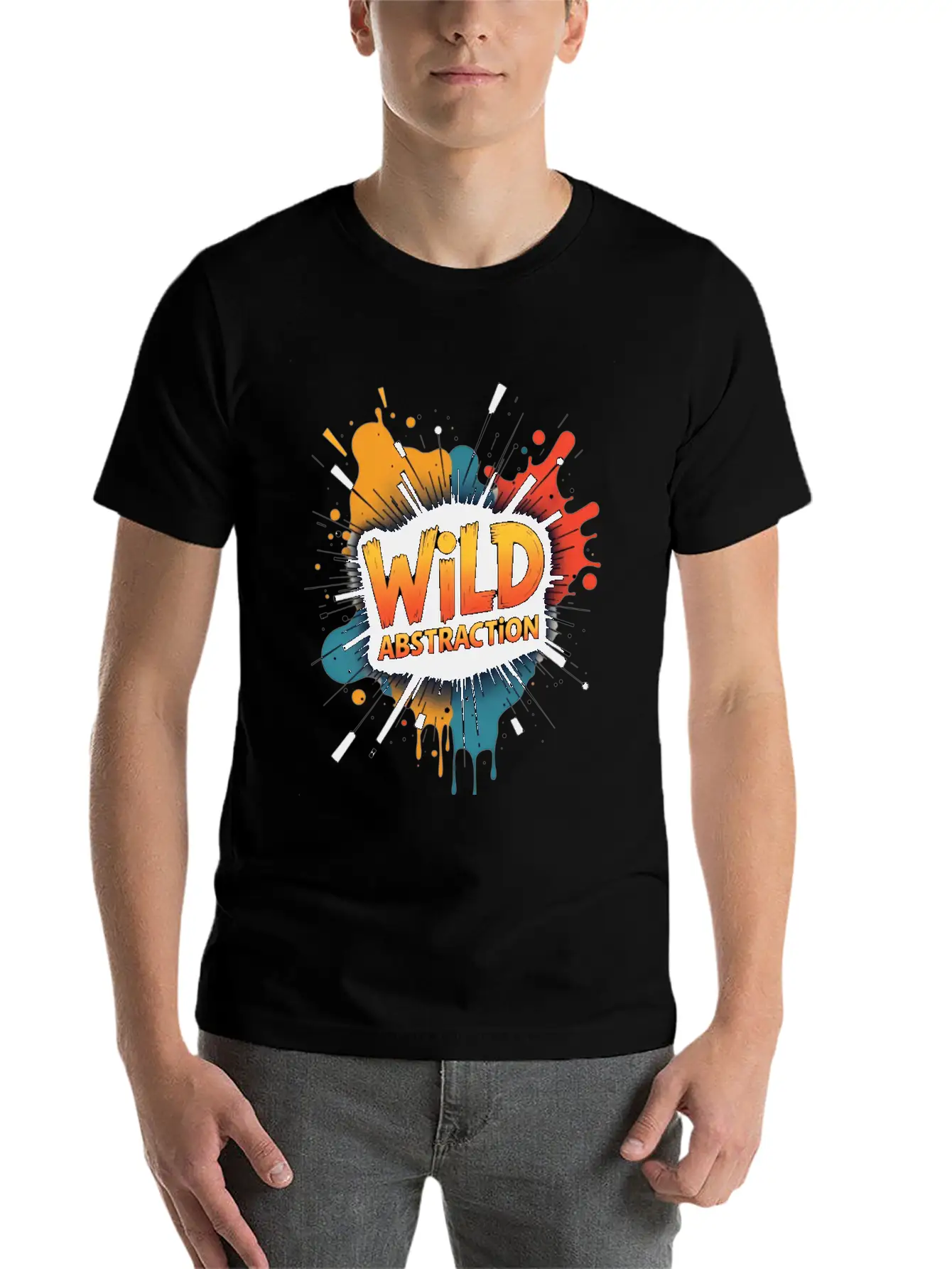 Wild Abstraction Bohemian Streetwear Casual Graphic T-Shirt – Simple And Comfortable Daily Wear