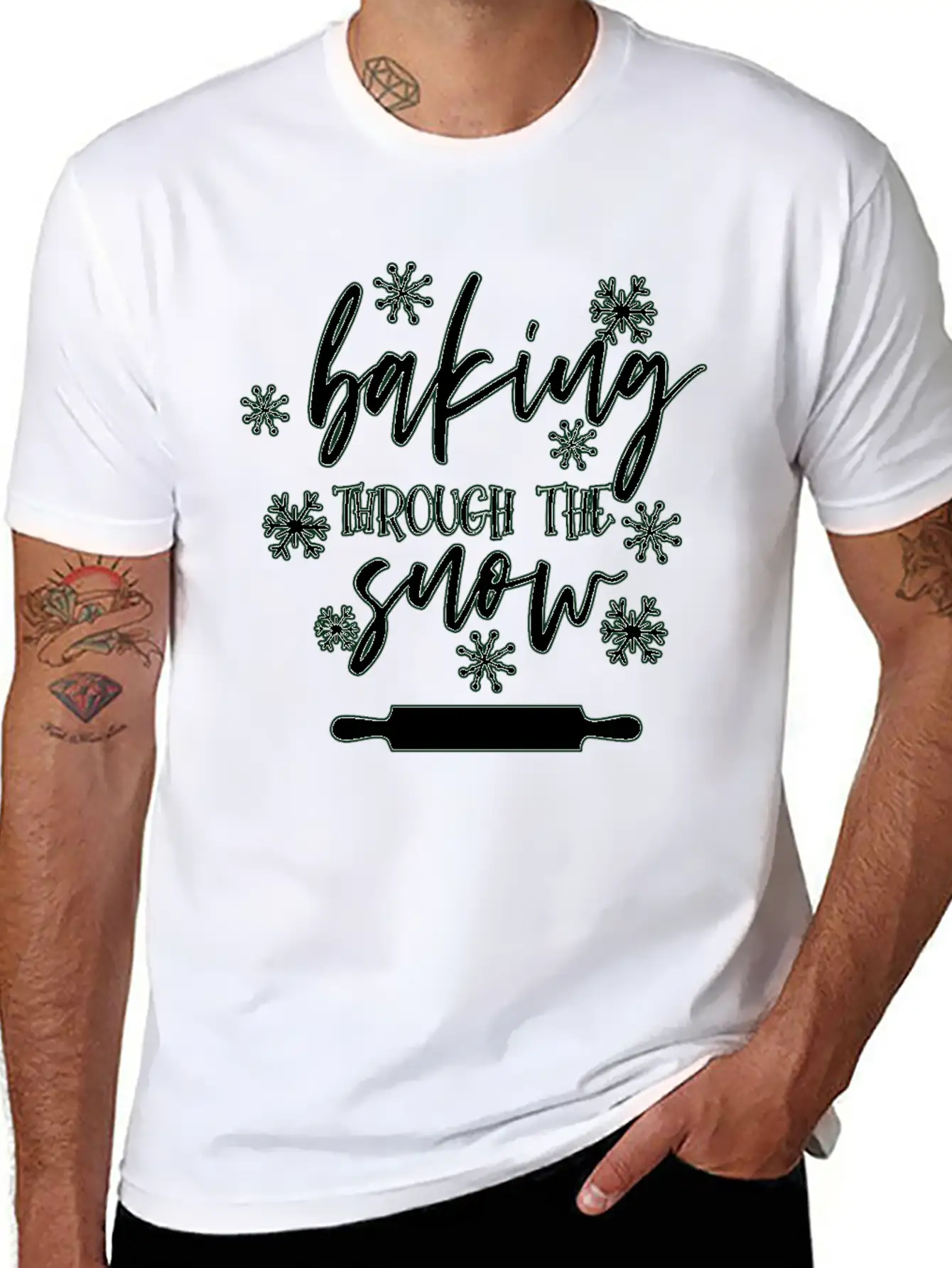 Winter Casual Graphic T-Shirt – Simple And Comfortable Daily Wear