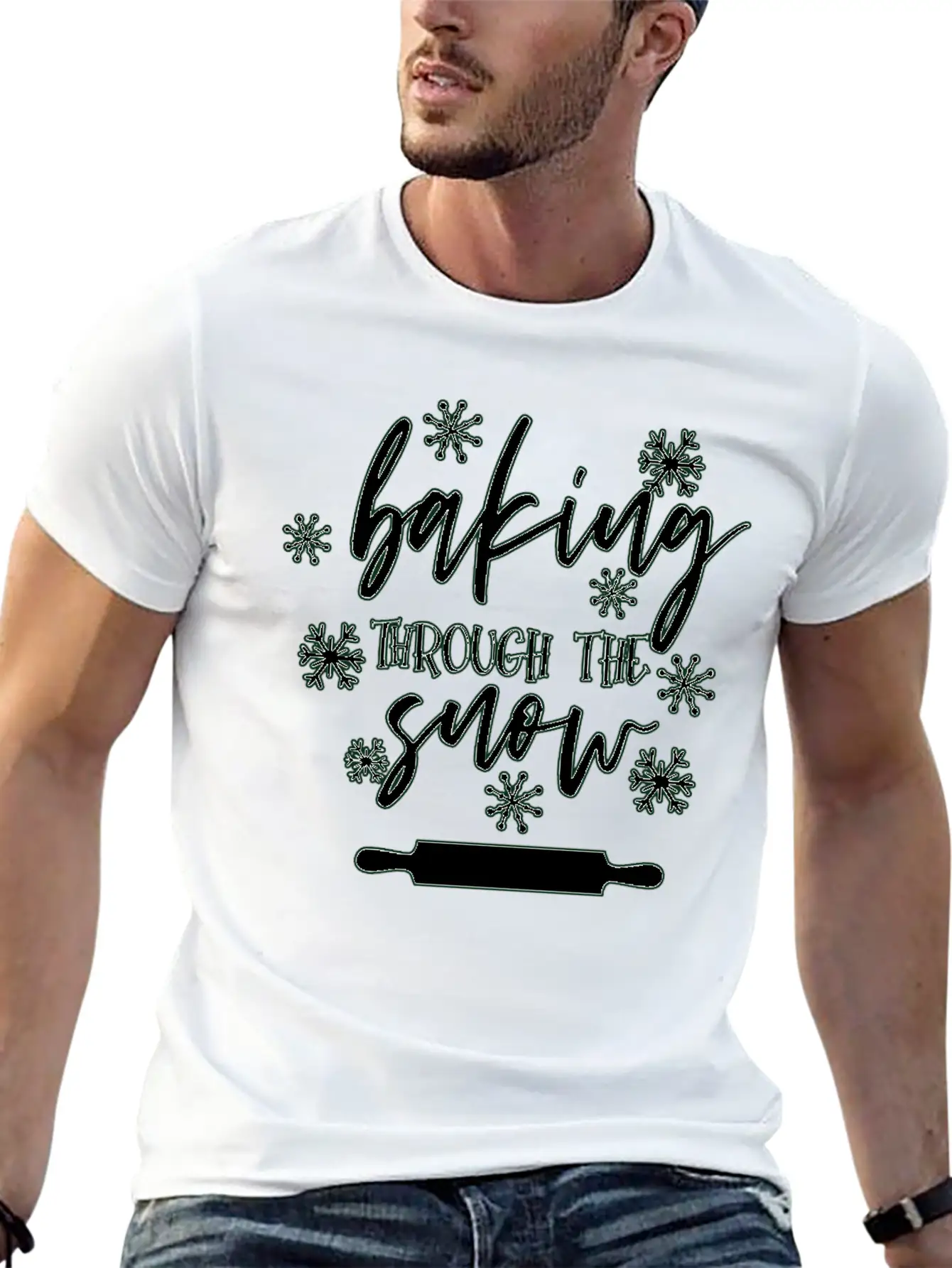 Winter Casual Graphic T-Shirt – Simple And Comfortable Daily Wear