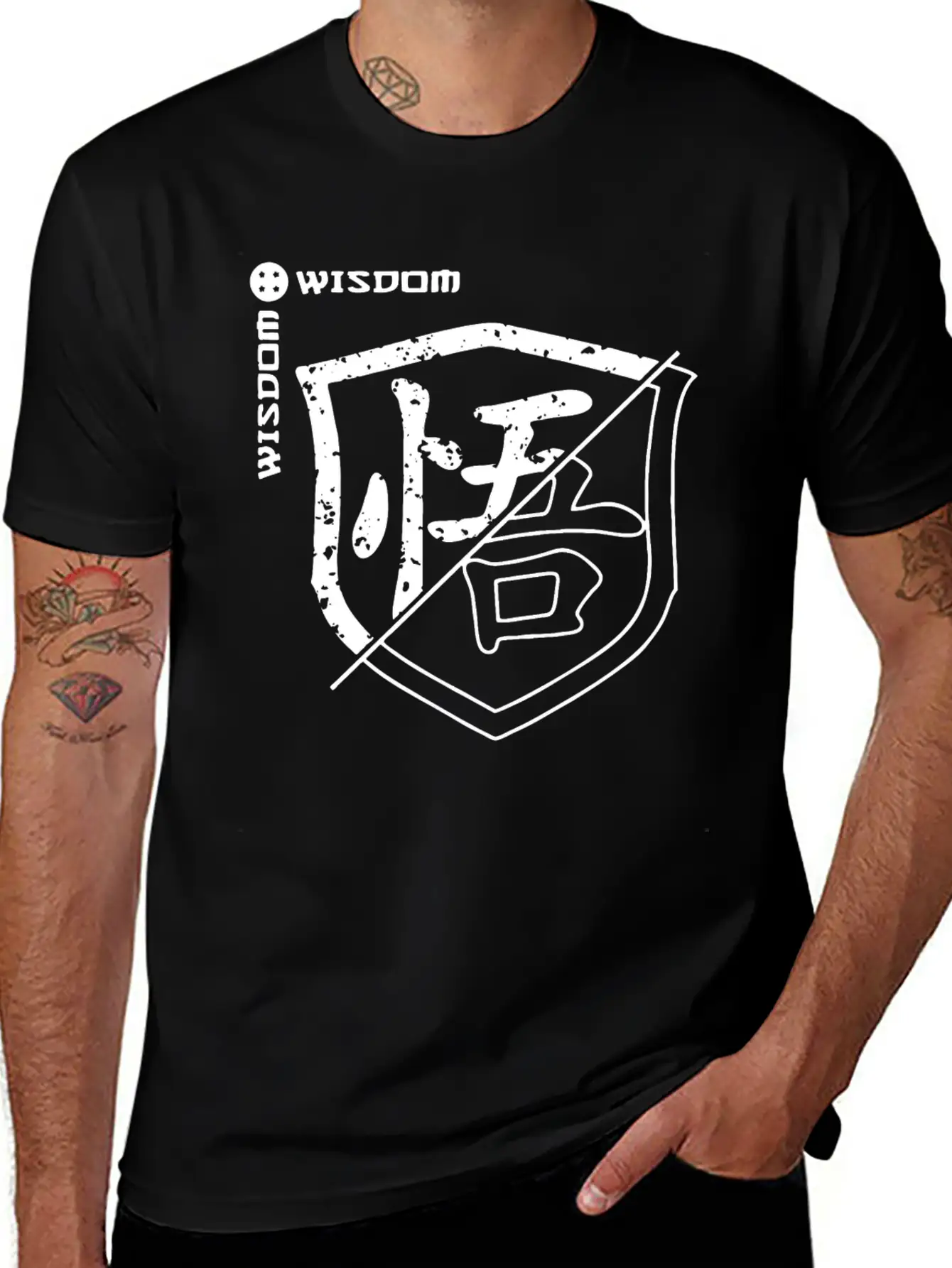Wisdom Casual Graphic T-Shirt – Simple And Comfortable Daily Wear