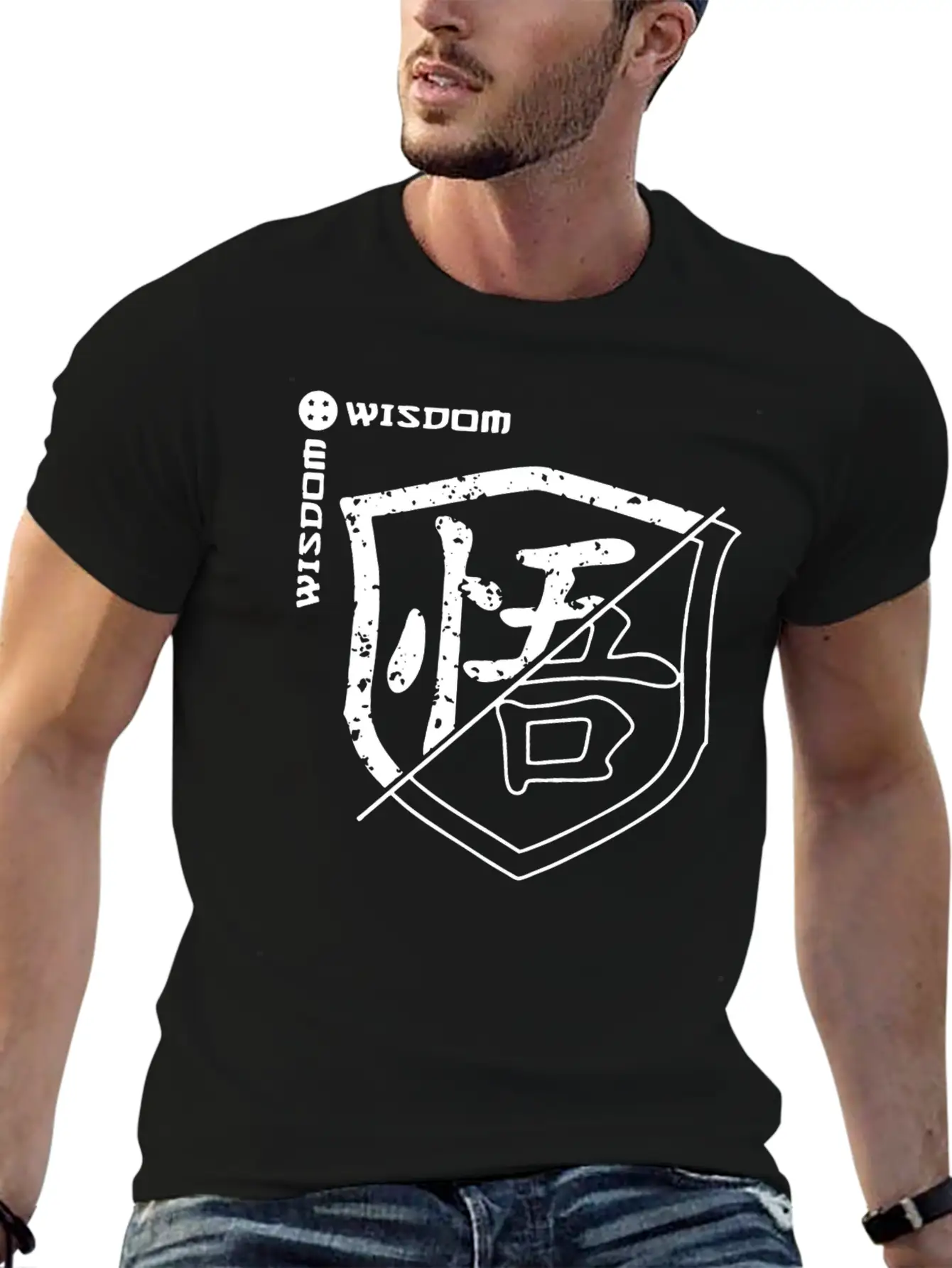 Wisdom Casual Graphic T-Shirt – Simple And Comfortable Daily Wear