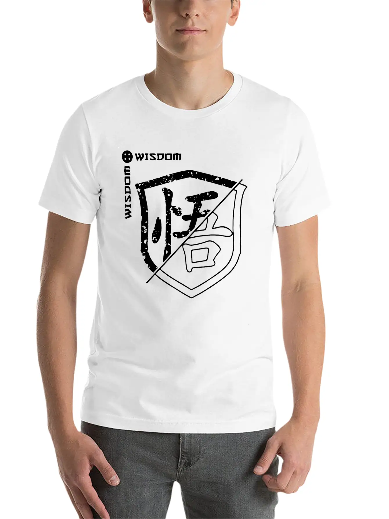 Wisdom Casual Graphic T-Shirt – Simple And Comfortable Daily Wear