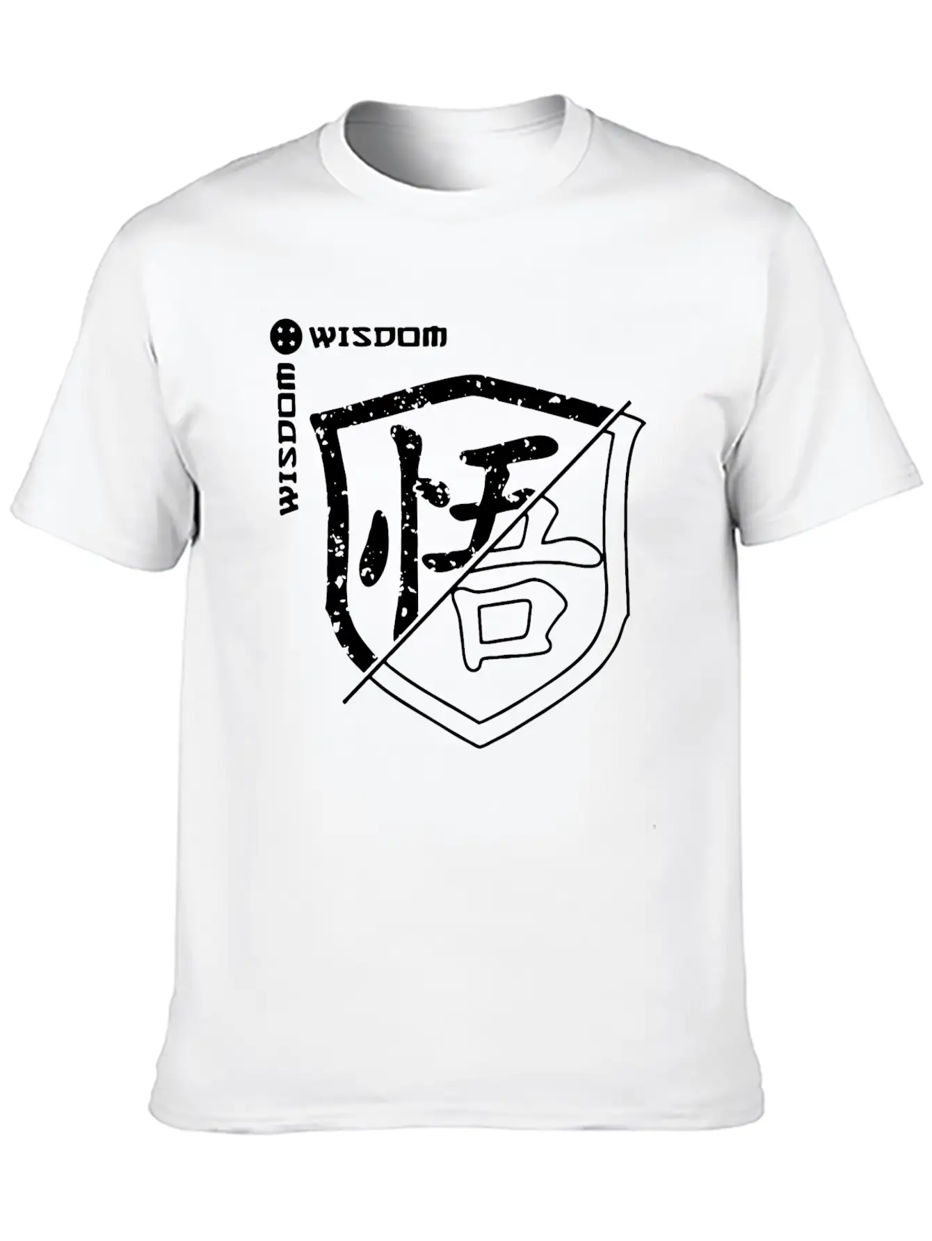 Wisdom Casual Graphic T-Shirt – Simple And Comfortable Daily Wear
