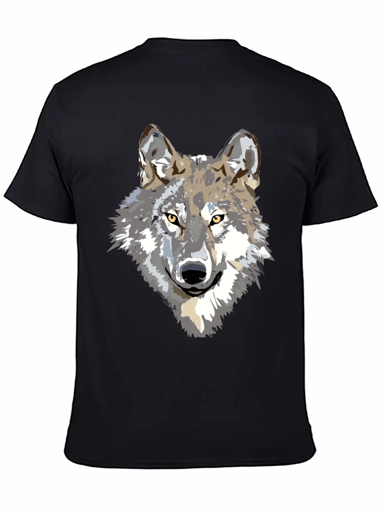 Wolf 2 Casual Graphic T-Shirt – Simple And Comfortable Daily Wear
