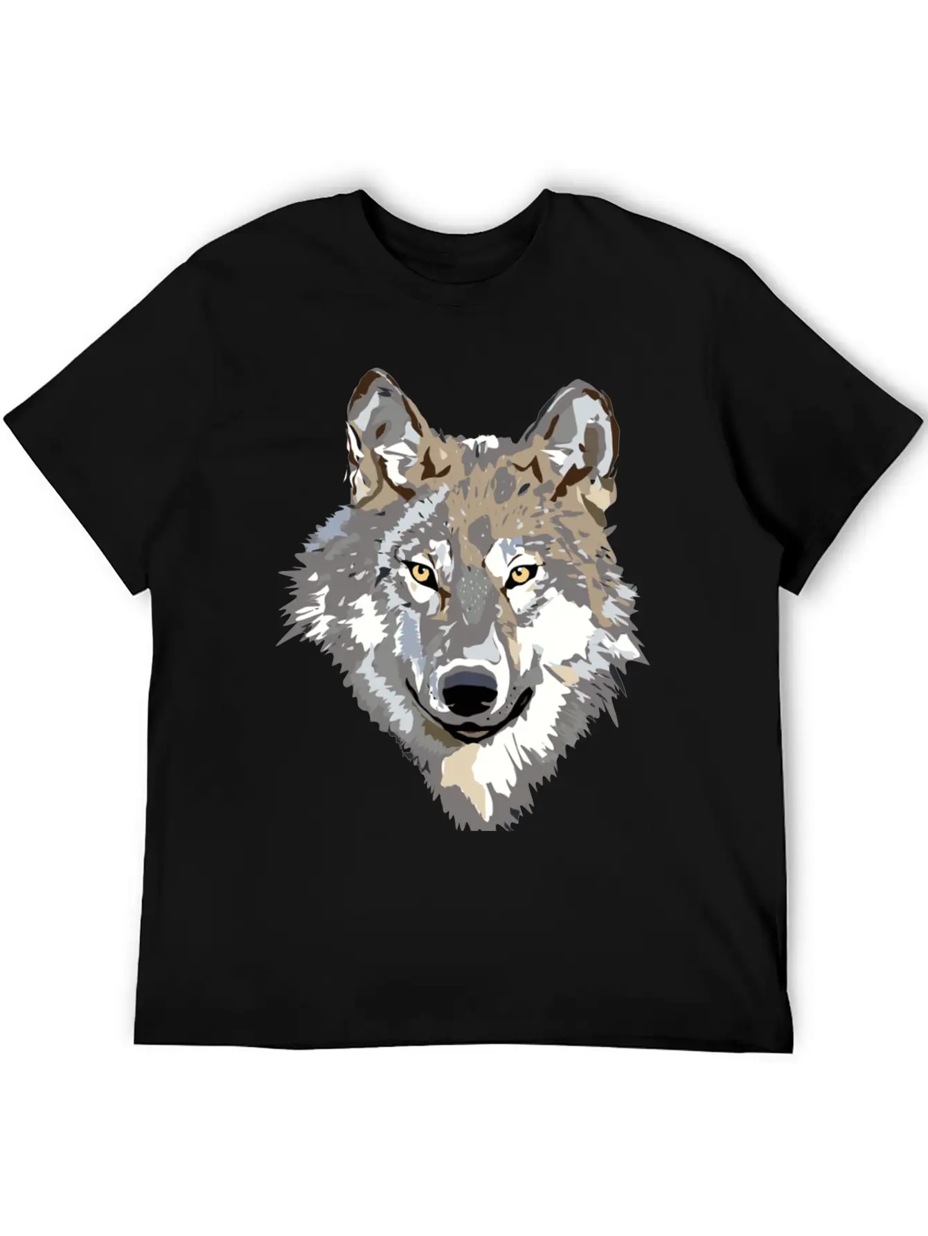 Wolf 2 Casual Graphic T-Shirt – Simple And Comfortable Daily Wear