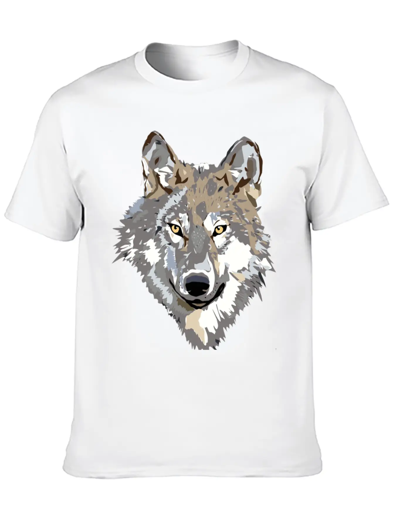 Wolf 2 Casual Graphic T-Shirt – Simple And Comfortable Daily Wear