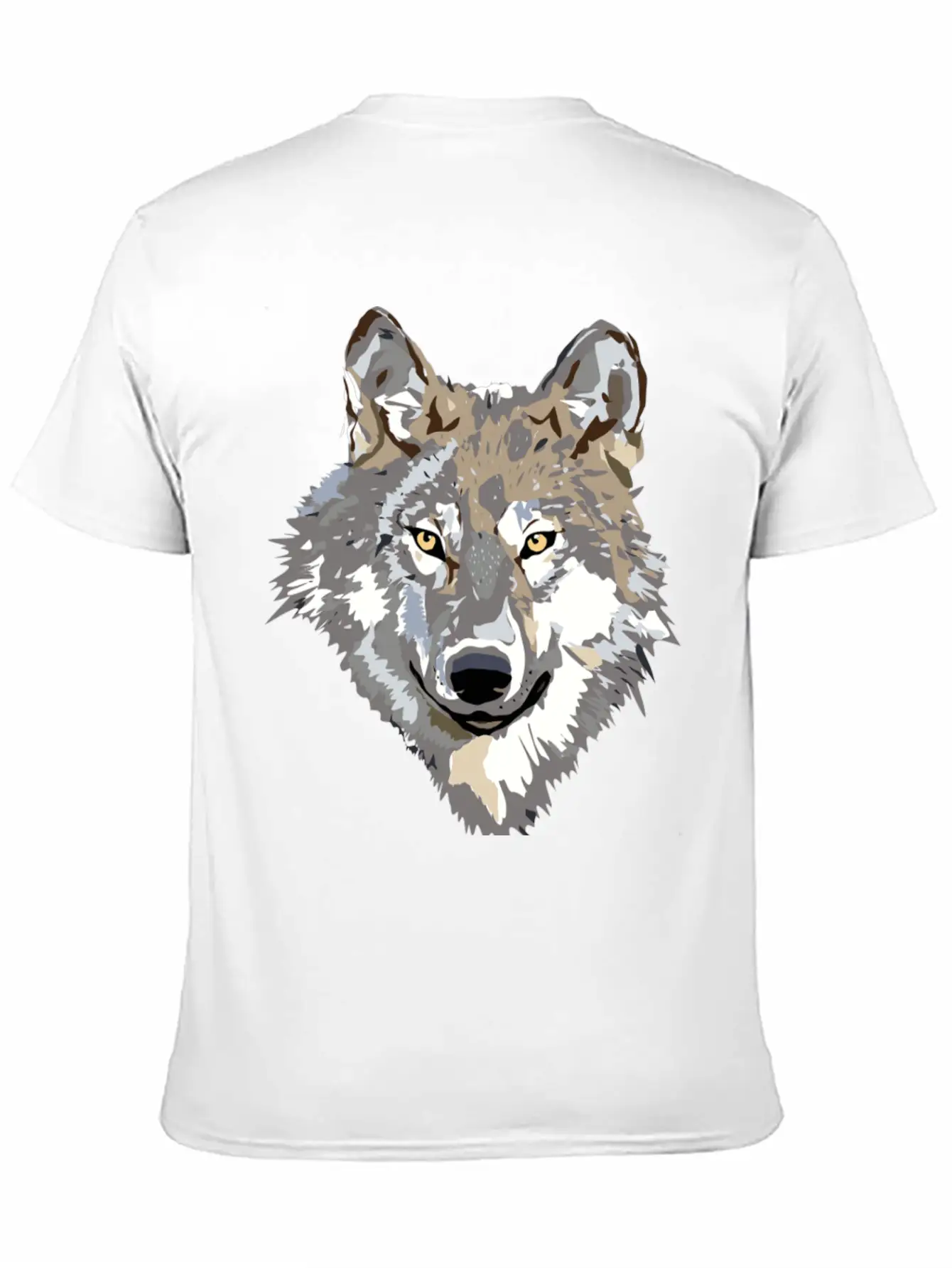 Wolf 2 Casual Graphic T-Shirt – Simple And Comfortable Daily Wear