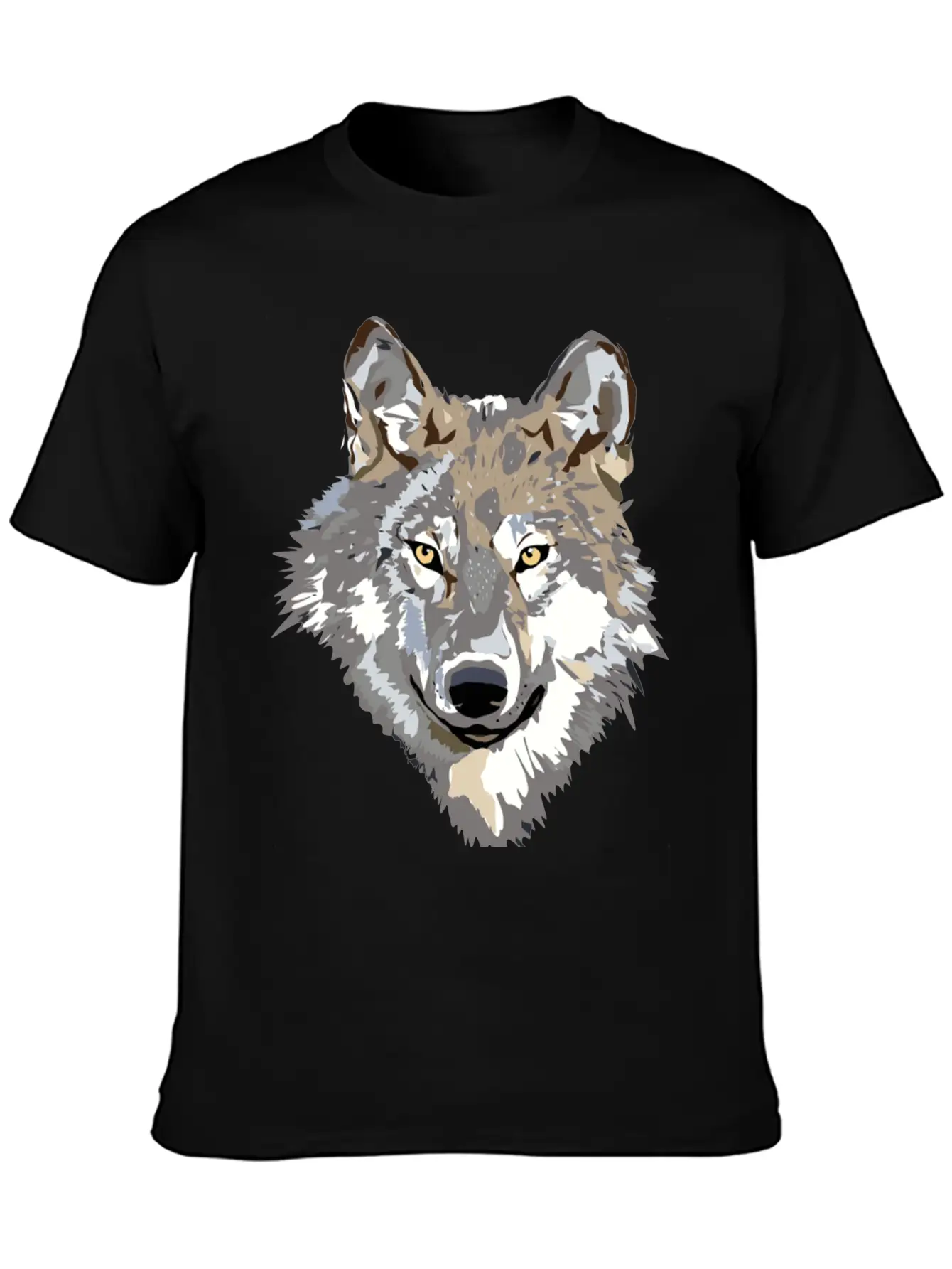 Wolf 2 Casual Graphic T-Shirt – Simple And Comfortable Daily Wear
