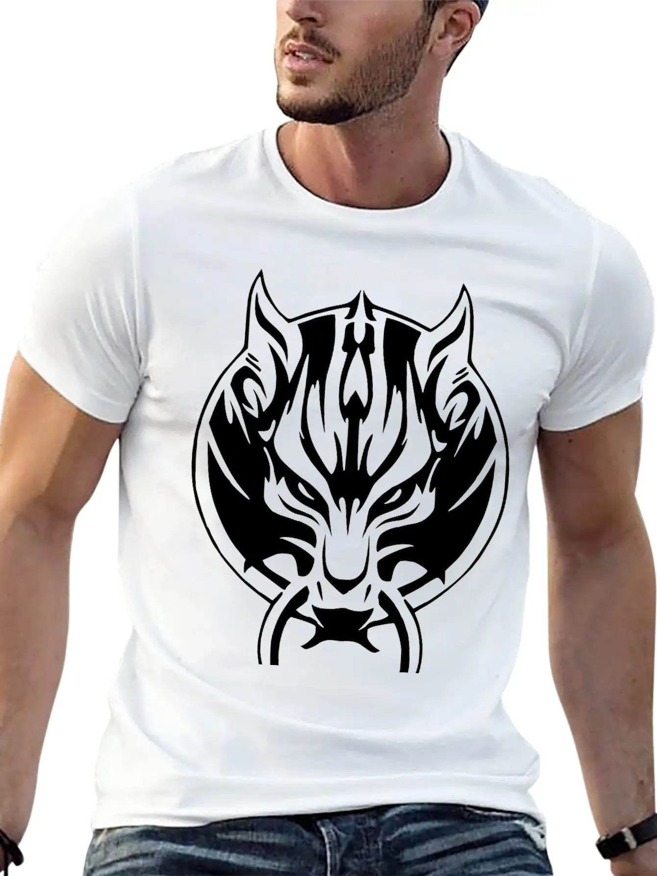 Wolf 8 Casual Graphic T-Shirt – Simple And Comfortable Daily Wear