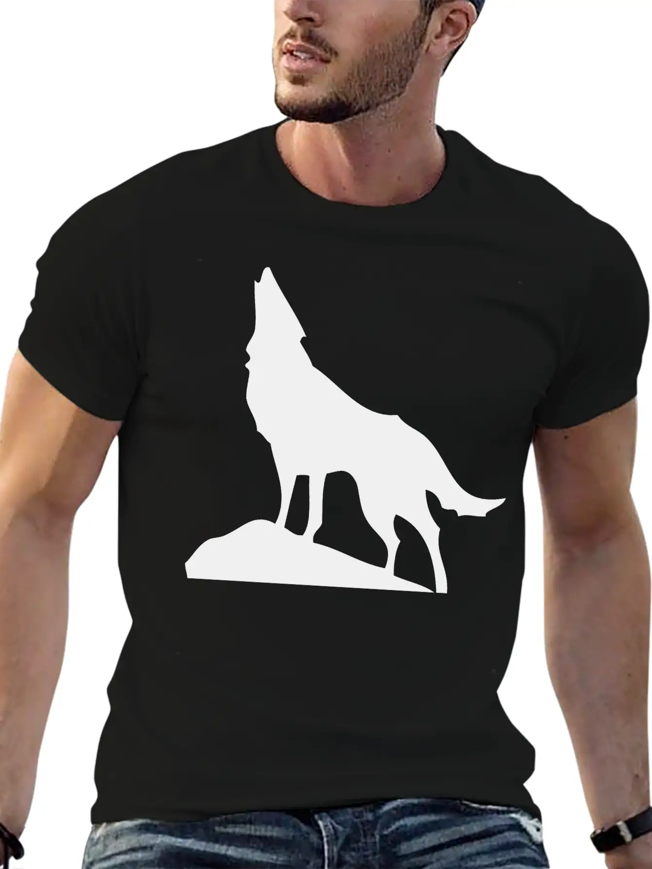 Wolf Casual Graphic T-Shirt – Simple And Comfortable Daily Wear