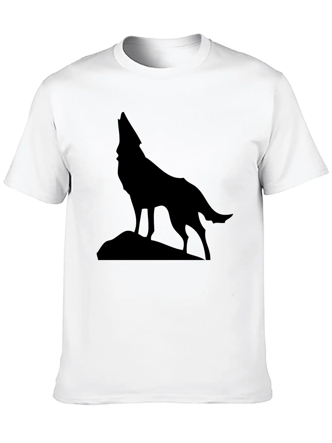 Wolf Casual Graphic T-Shirt – Simple And Comfortable Daily Wear