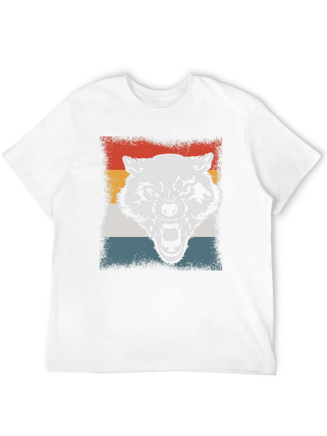 Wolf Cry Howl Gift Animal Forest Casual Graphic T-Shirt – Simple And Comfortable Daily Wear