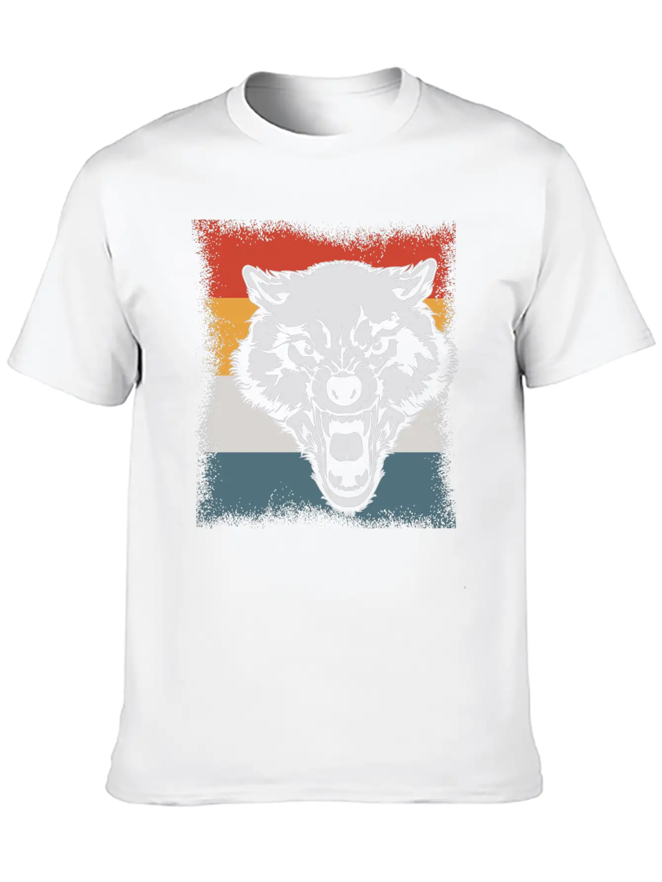 Wolf Cry Howl Gift Animal Forest Casual Graphic T-Shirt – Simple And Comfortable Daily Wear