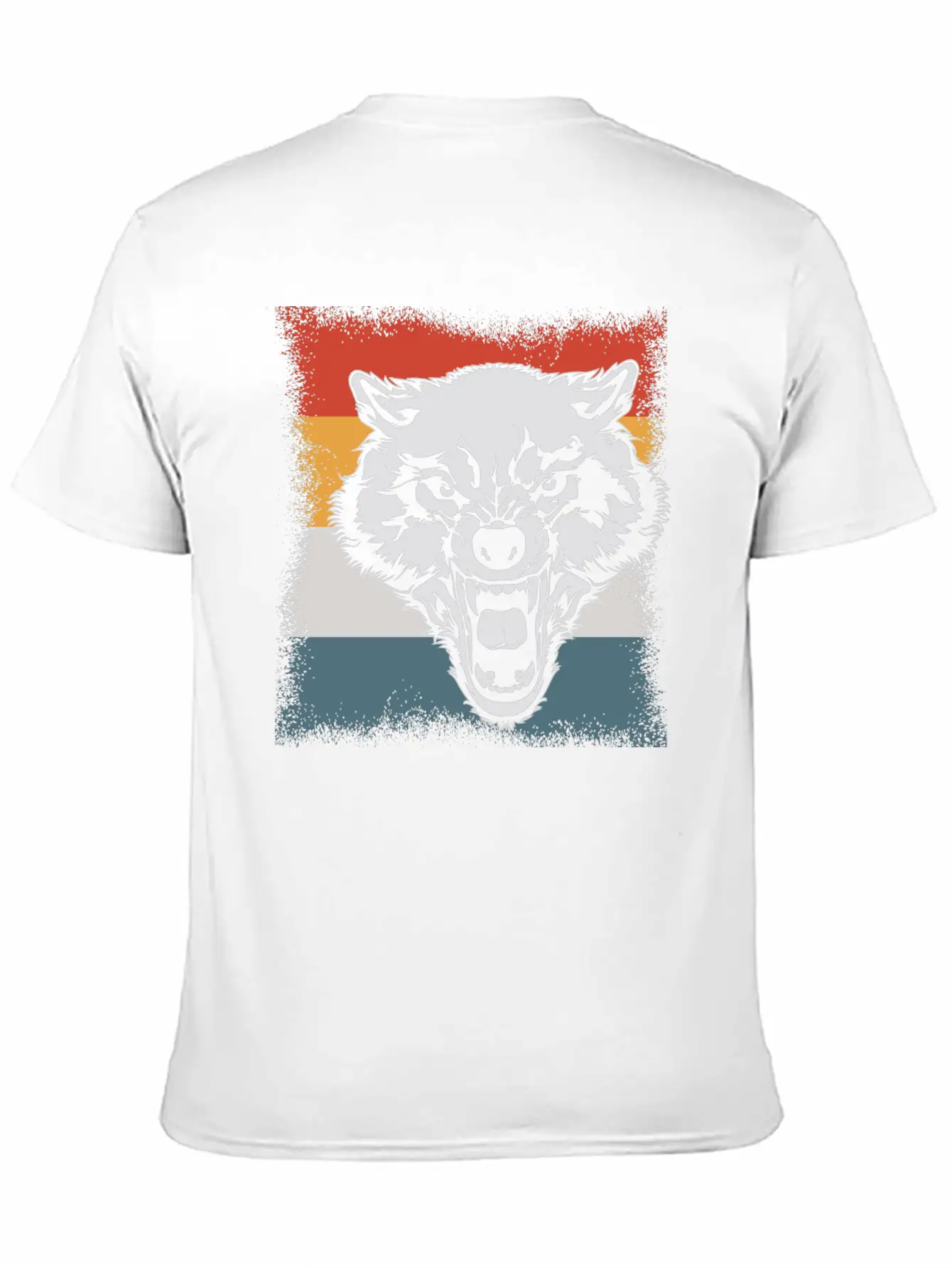 Wolf Cry Howl Gift Animal Forest Casual Graphic T-Shirt – Simple And Comfortable Daily Wear