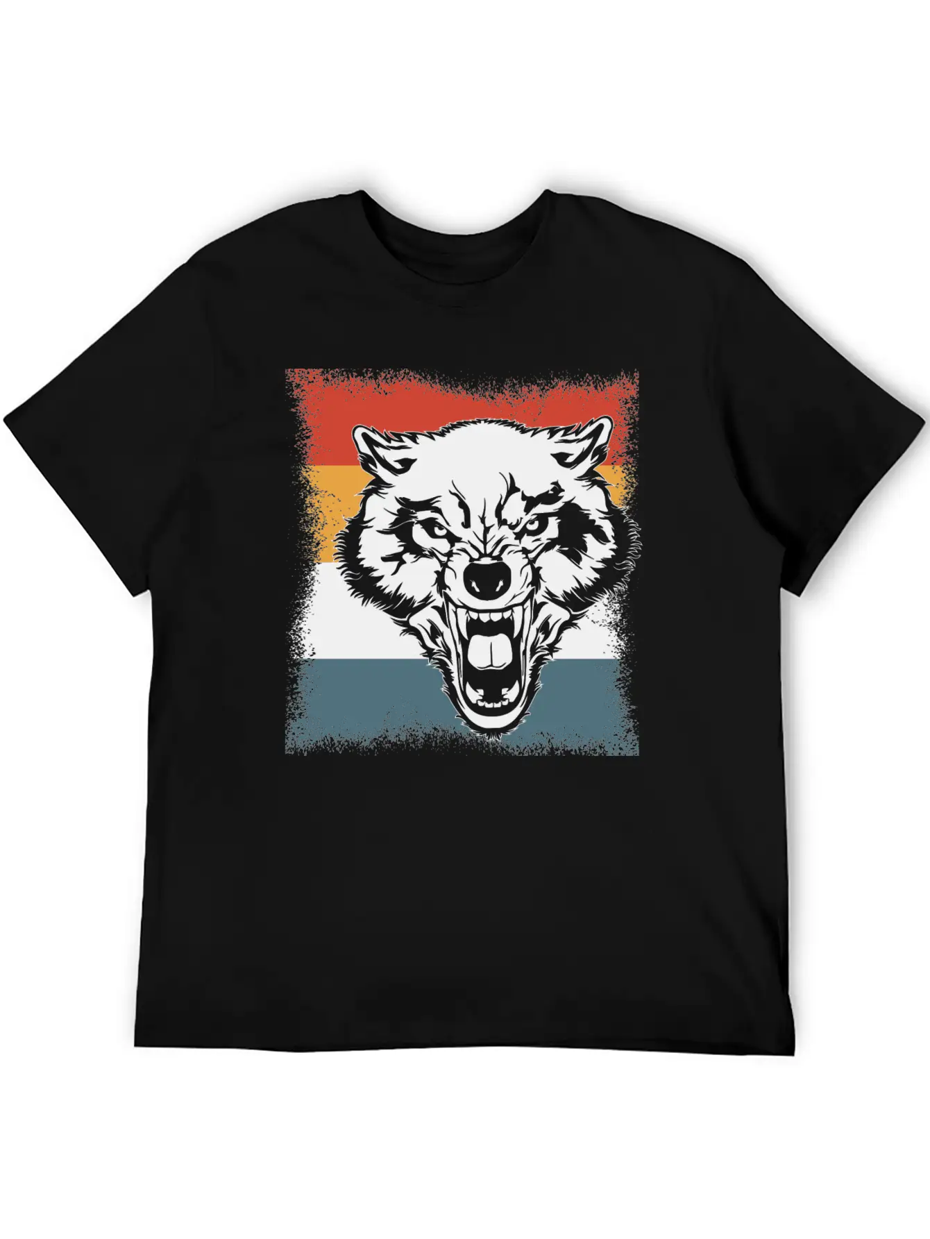 Wolf Cry Howl Gift Animal Forest Casual Graphic T-Shirt – Simple And Comfortable Daily Wear