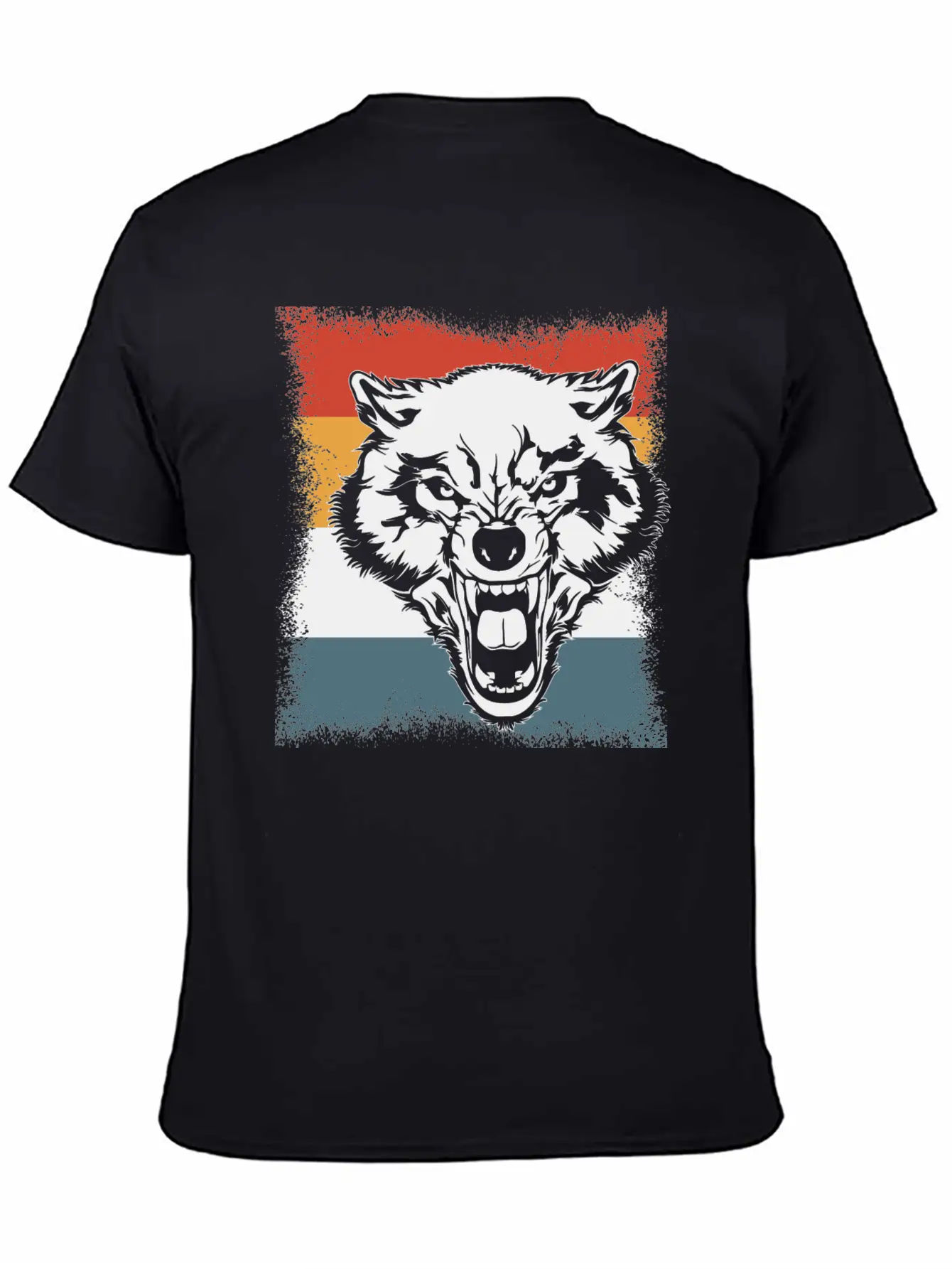 Wolf Cry Howl Gift Animal Forest Casual Graphic T-Shirt – Simple And Comfortable Daily Wear