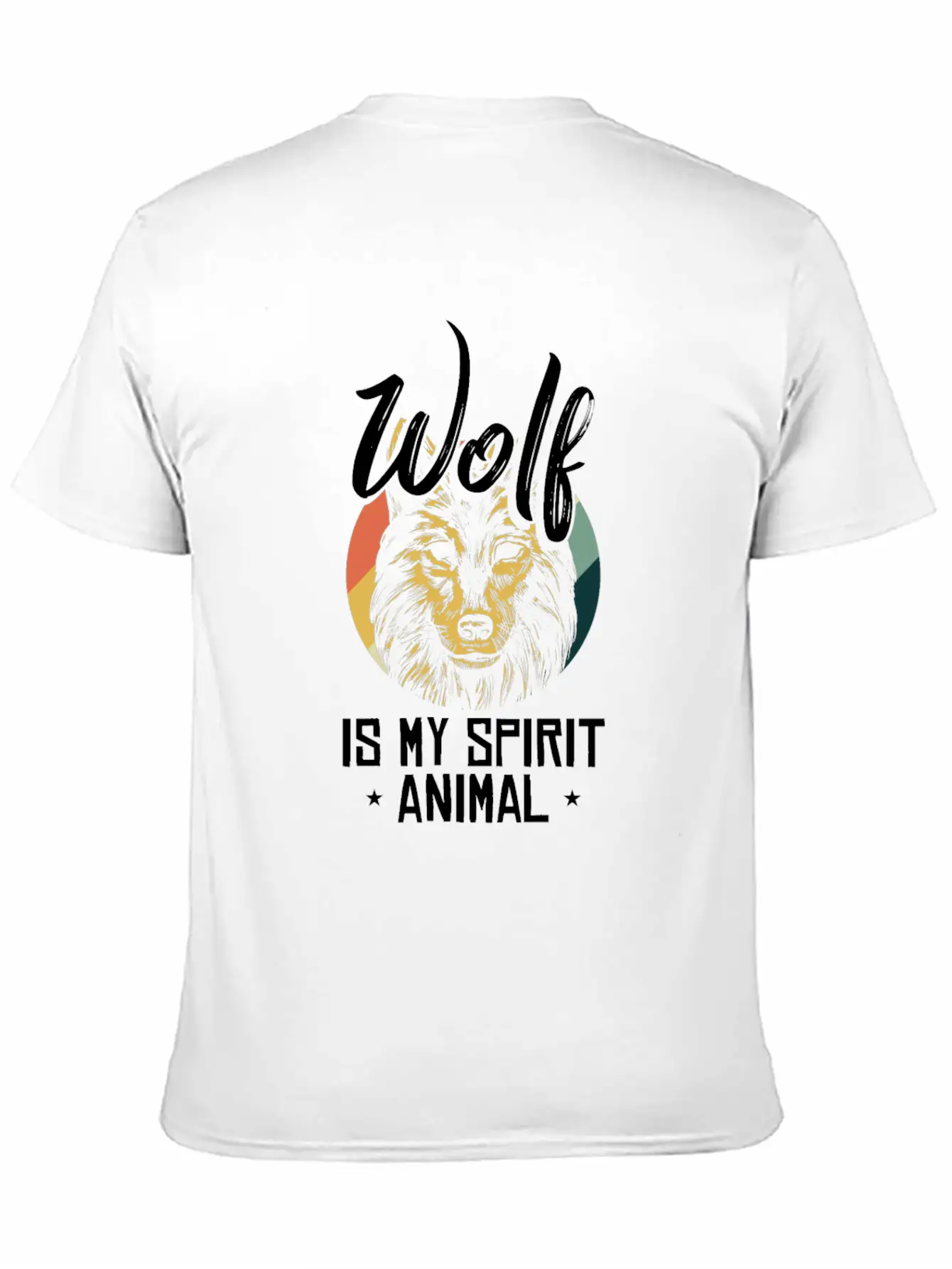 Wolf Forest Hunter Mountain Yell Gray Fang King Casual Graphic T-Shirt – Simple And Comfortable Daily Wear