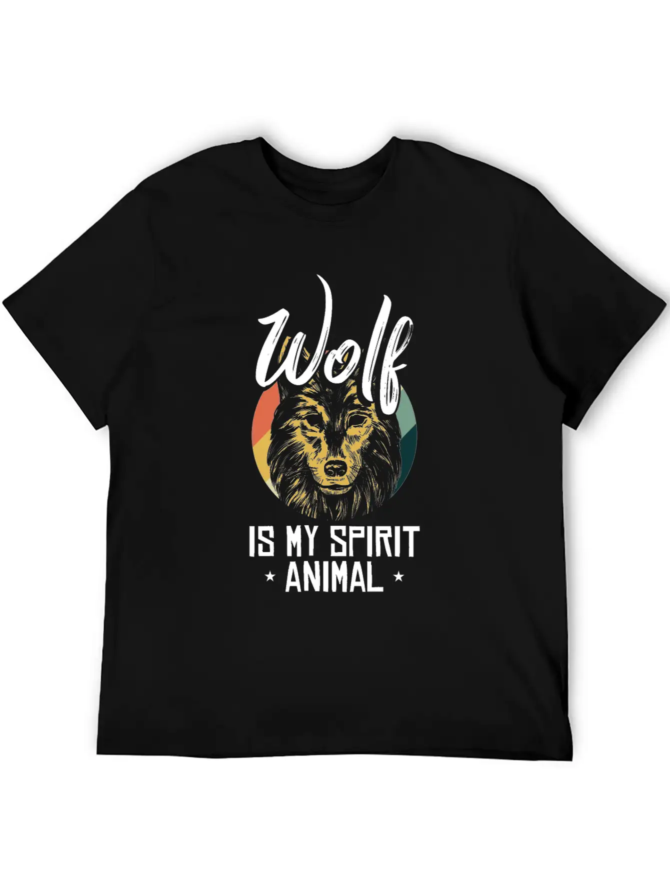 Wolf Forest Hunter Mountain Yell Gray Fang King Casual Graphic T-Shirt – Simple And Comfortable Daily Wear