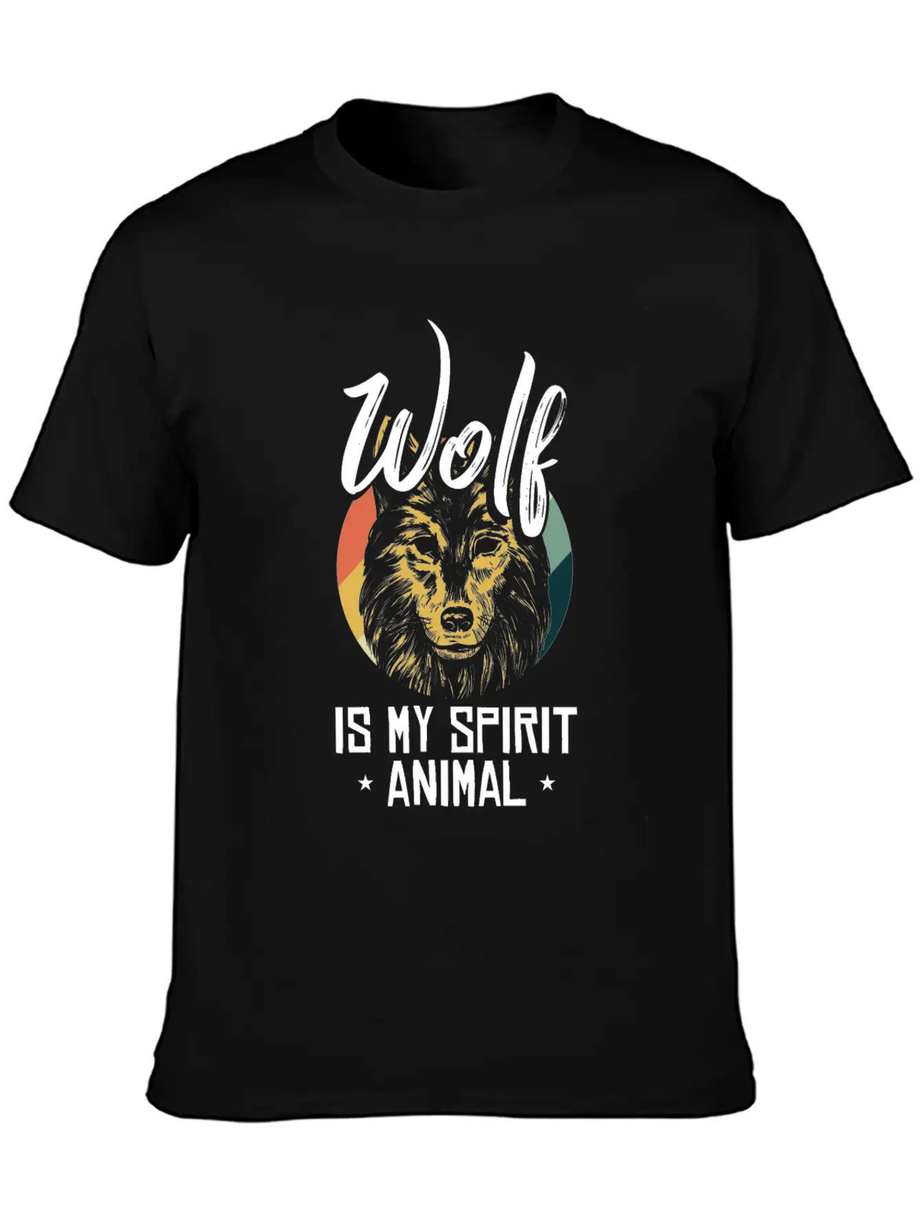 Wolf Forest Hunter Mountain Yell Gray Fang King Casual Graphic T-Shirt – Simple And Comfortable Daily Wear