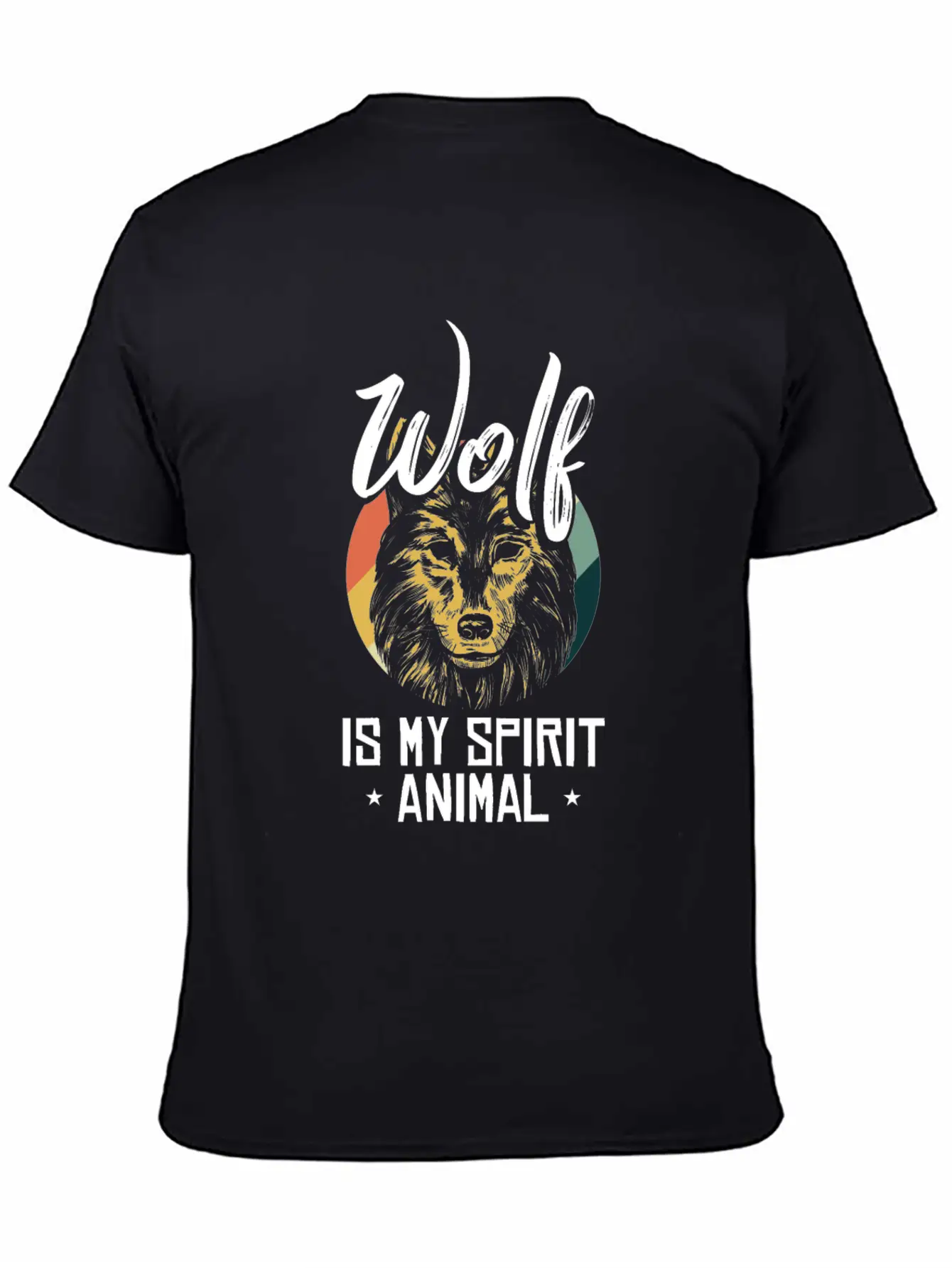 Wolf Forest Hunter Mountain Yell Gray Fang King Casual Graphic T-Shirt – Simple And Comfortable Daily Wear
