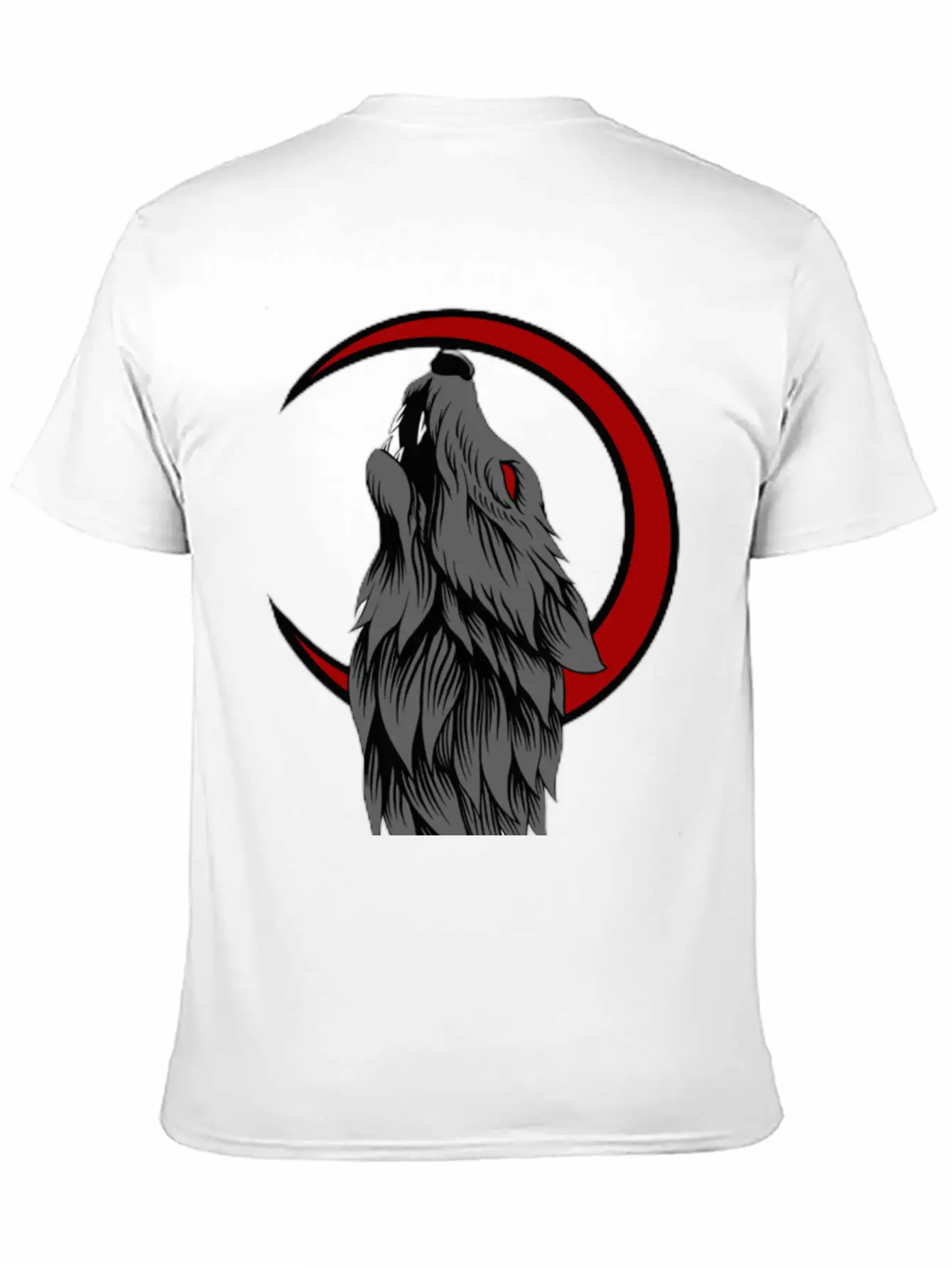 Wolf Moon Generated K86Bj3fdb Transformed Casual Graphic T-Shirt – Simple And Comfortable Daily Wear