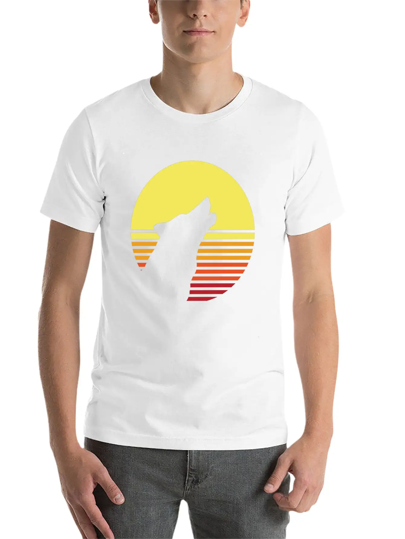 Wolf Pack Pact Claw Forest Casual Graphic T-Shirt – Simple And Comfortable Daily Wear