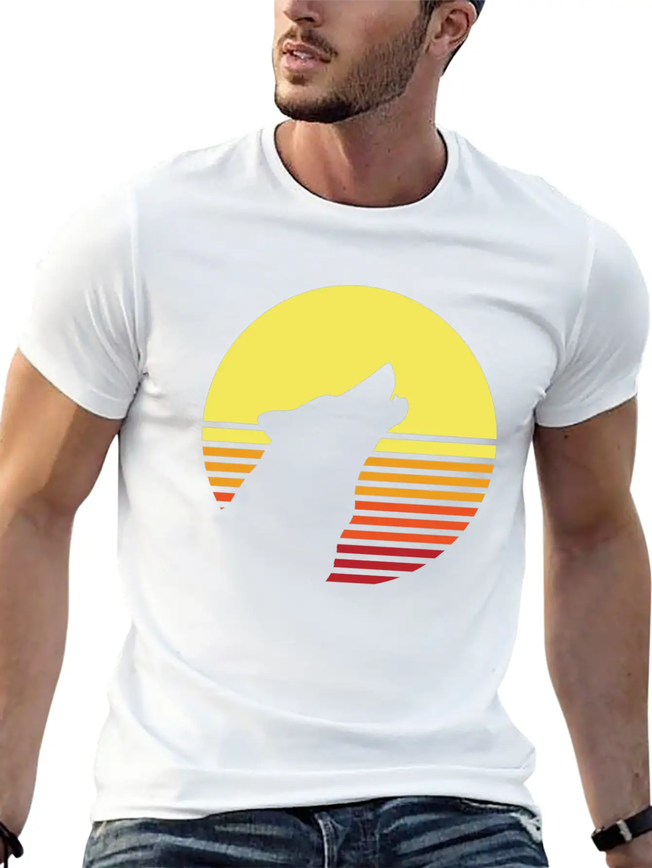 Wolf Pack Pact Claw Forest Casual Graphic T-Shirt – Simple And Comfortable Daily Wear