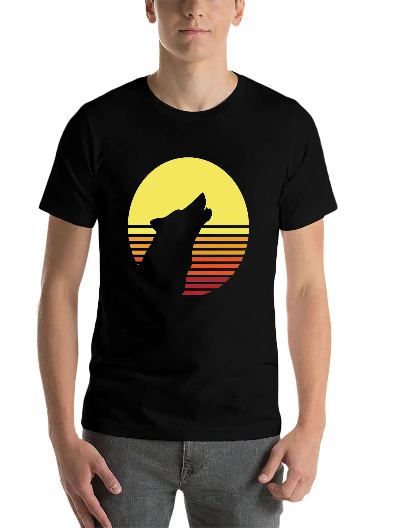Wolf Pack Pact Claw Forest Casual Graphic T-Shirt – Simple And Comfortable Daily Wear