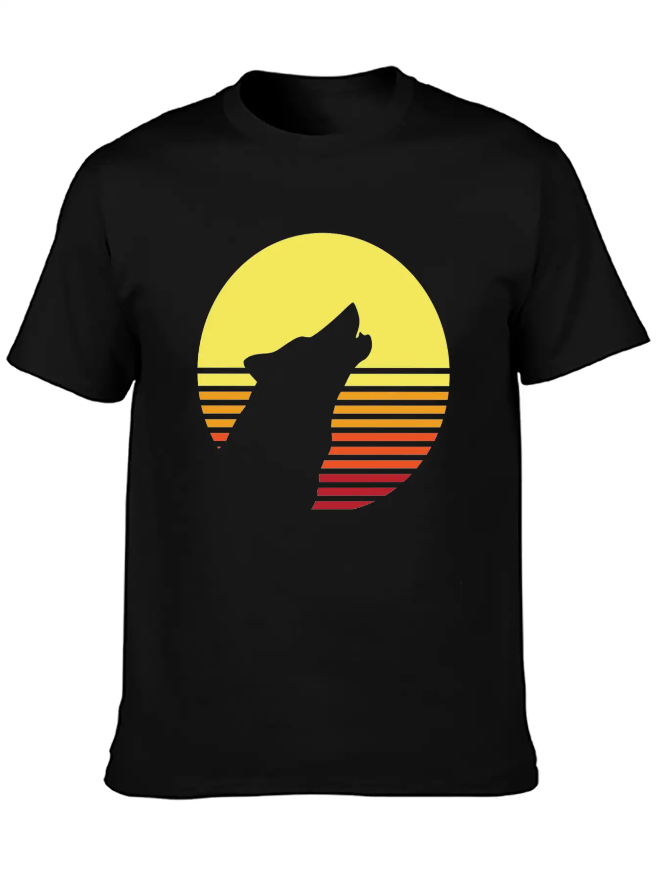 Wolf Pack Pact Claw Forest Casual Graphic T-Shirt – Simple And Comfortable Daily Wear