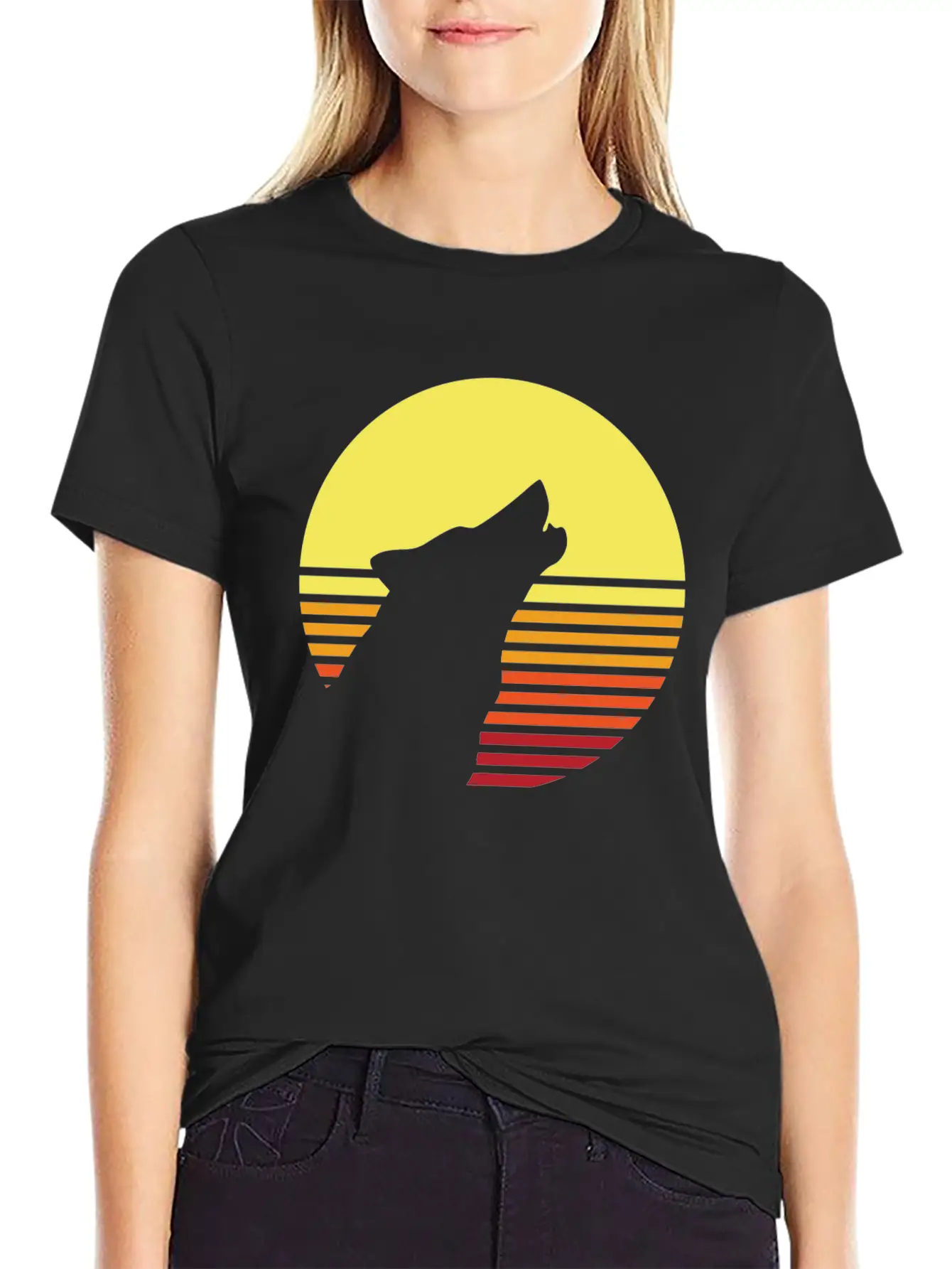 Wolf Pack Pact Claw Forest Casual Graphic T-Shirt – Simple And Comfortable Daily Wear