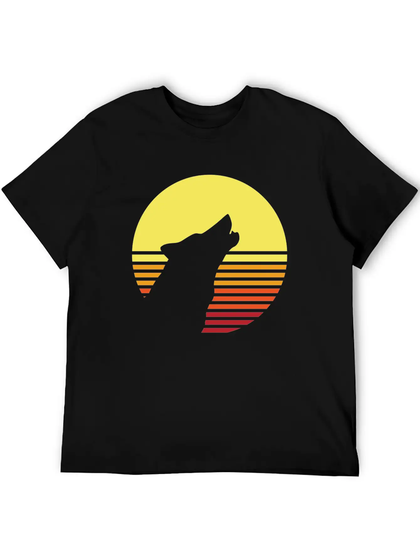 Wolf Pack Pact Claw Forest Casual Graphic T-Shirt – Simple And Comfortable Daily Wear