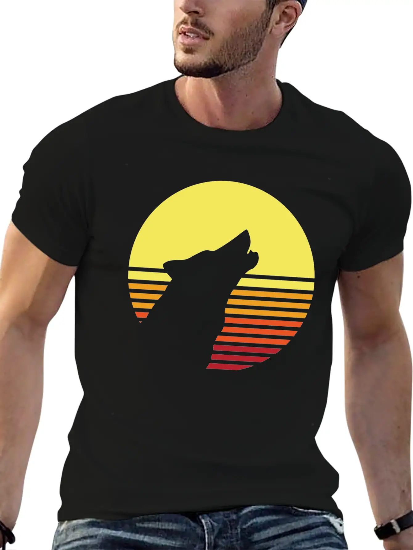 Wolf Pack Pact Claw Forest Casual Graphic T-Shirt – Simple And Comfortable Daily Wear