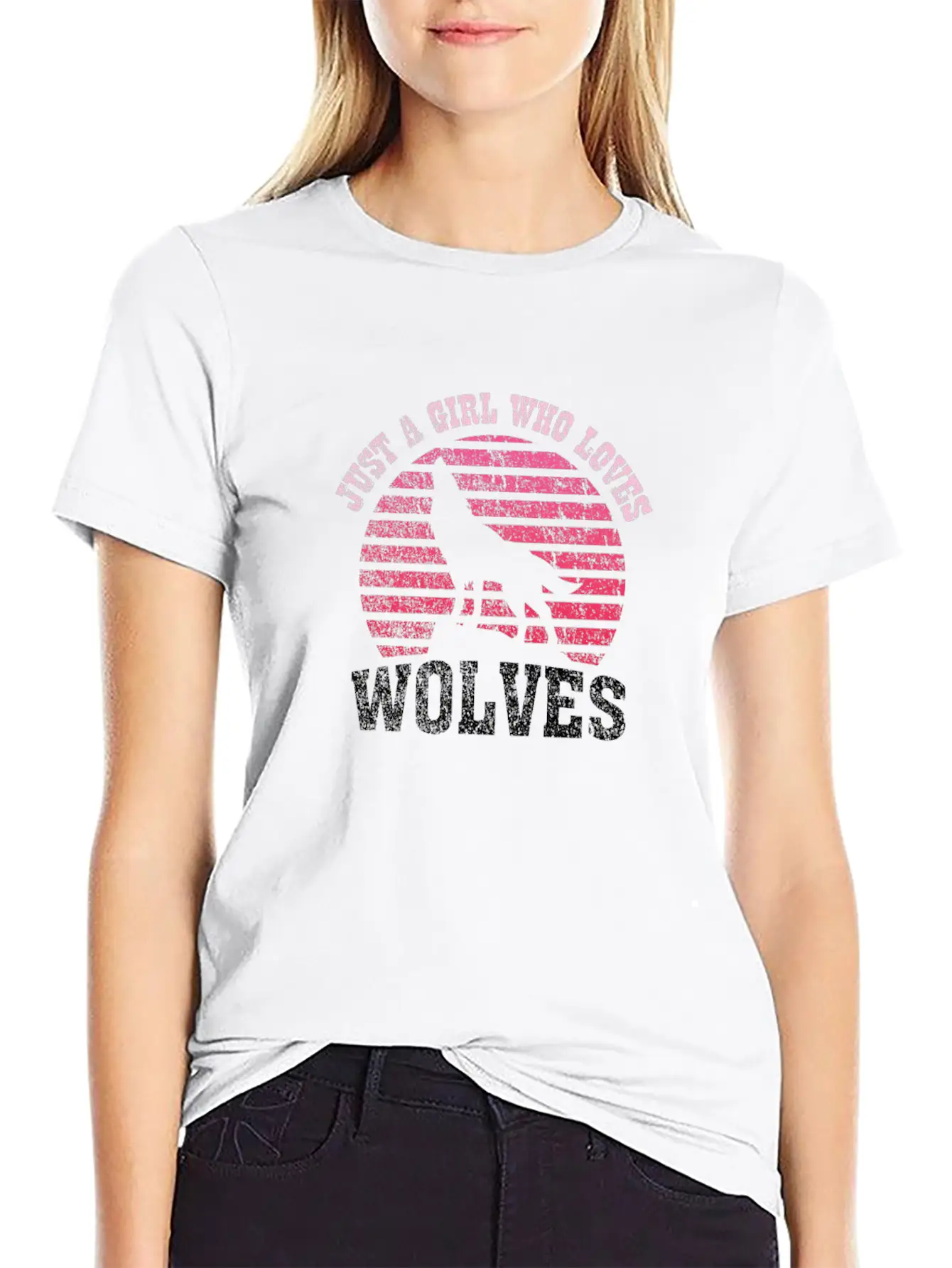 Wolf Spiritual Animal Pack Gift Casual Graphic T-Shirt – Simple And Comfortable Daily Wear