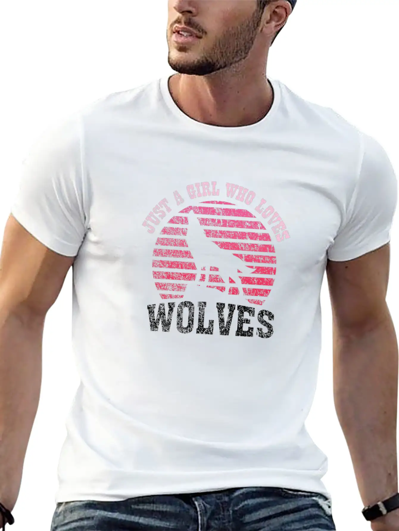 Wolf Spiritual Animal Pack Gift Casual Graphic T-Shirt – Simple And Comfortable Daily Wear