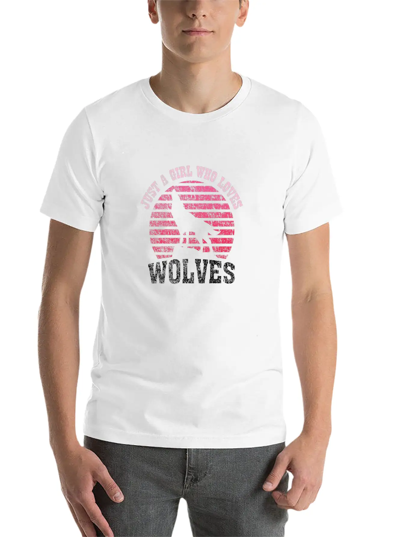 Wolf Spiritual Animal Pack Gift Casual Graphic T-Shirt – Simple And Comfortable Daily Wear