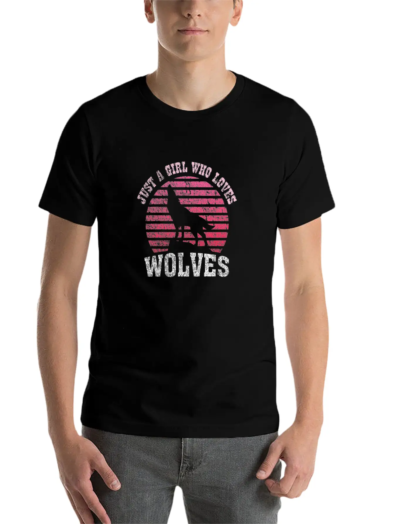 Wolf Spiritual Animal Pack Gift Casual Graphic T-Shirt – Simple And Comfortable Daily Wear