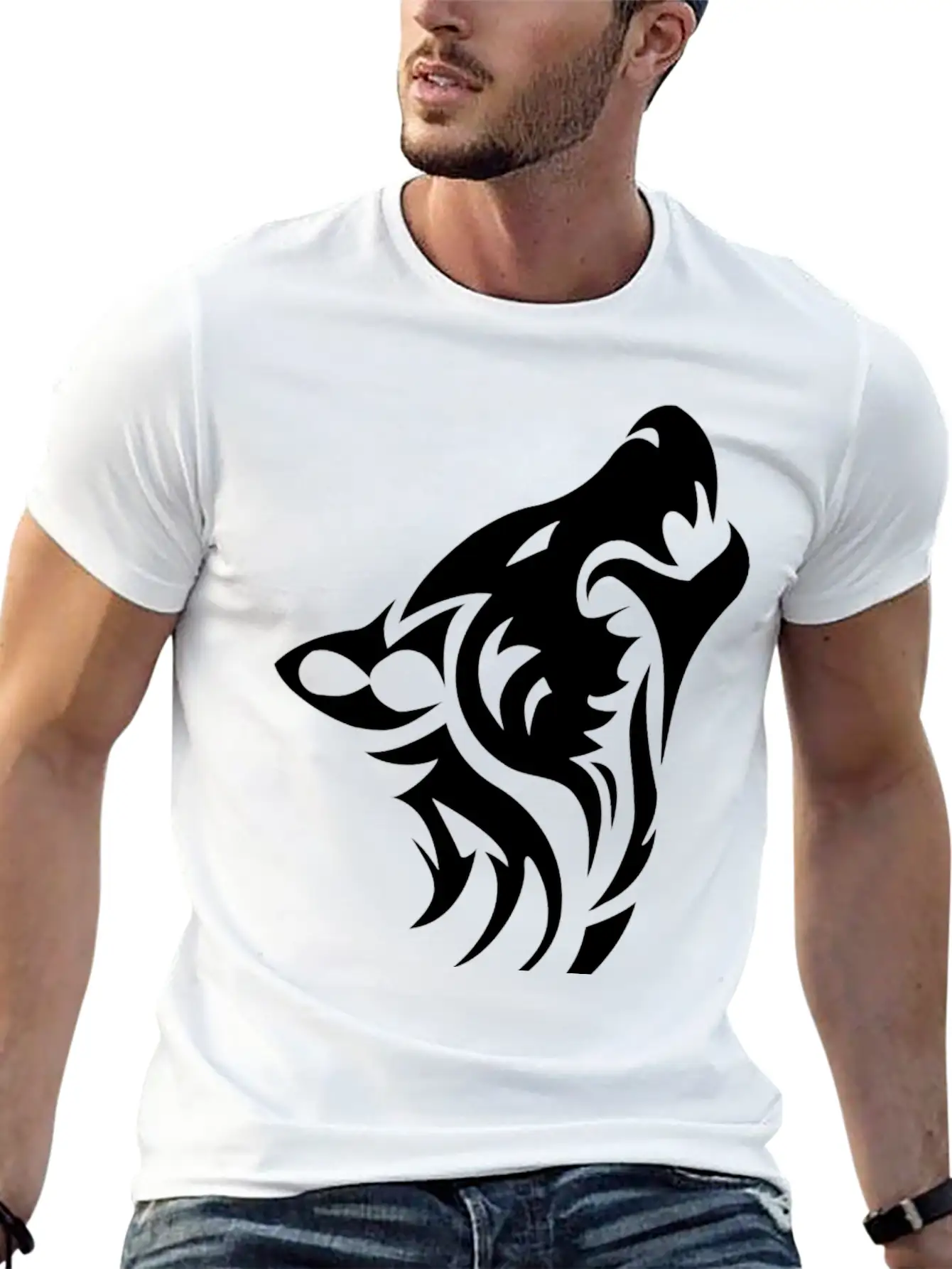 Wolf Tattoo Timeless Short Sleeve Tee – Comfy And Minimalist Design