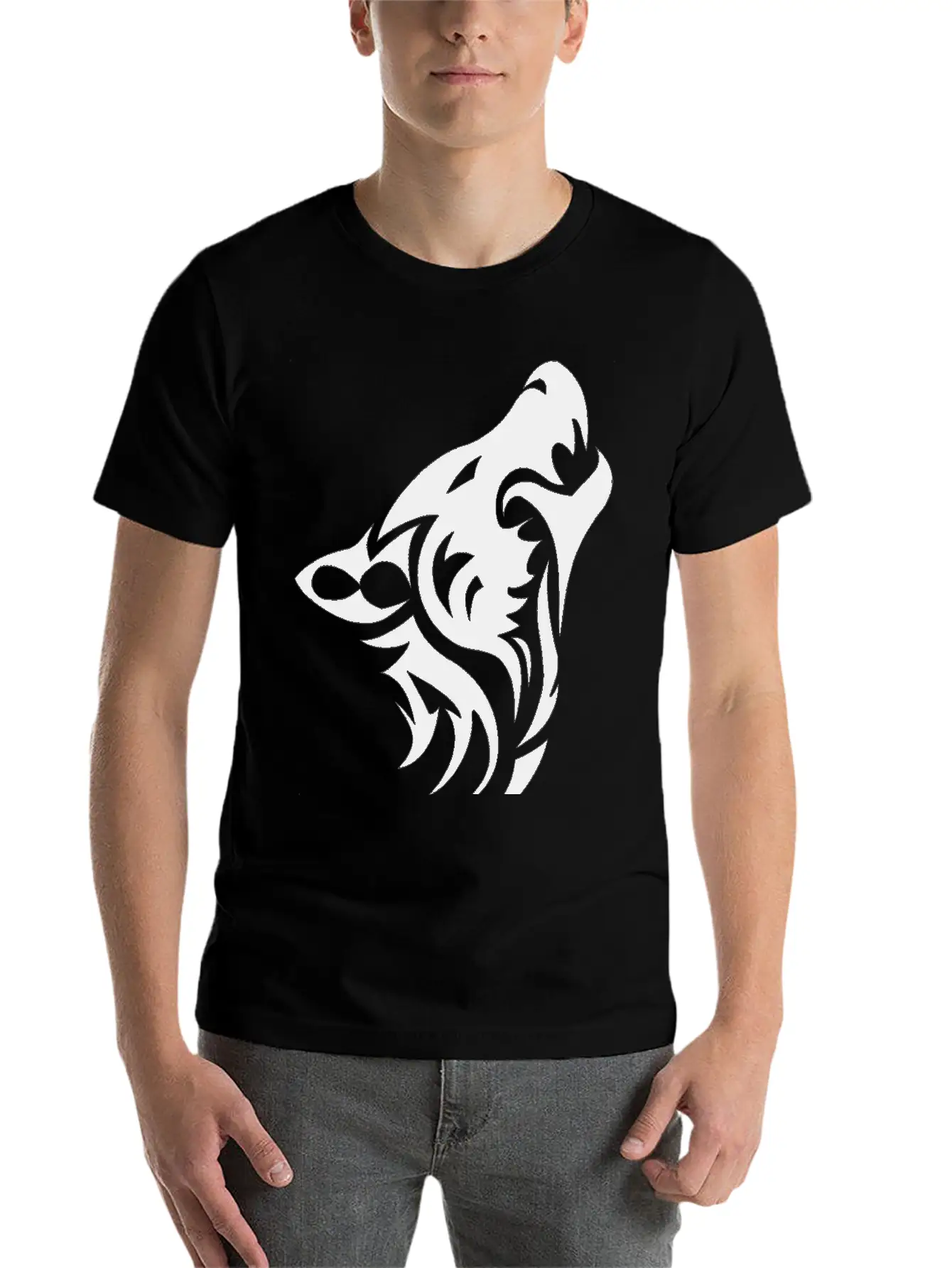 Wolf Tattoo Timeless Short Sleeve Tee – Comfy And Minimalist Design