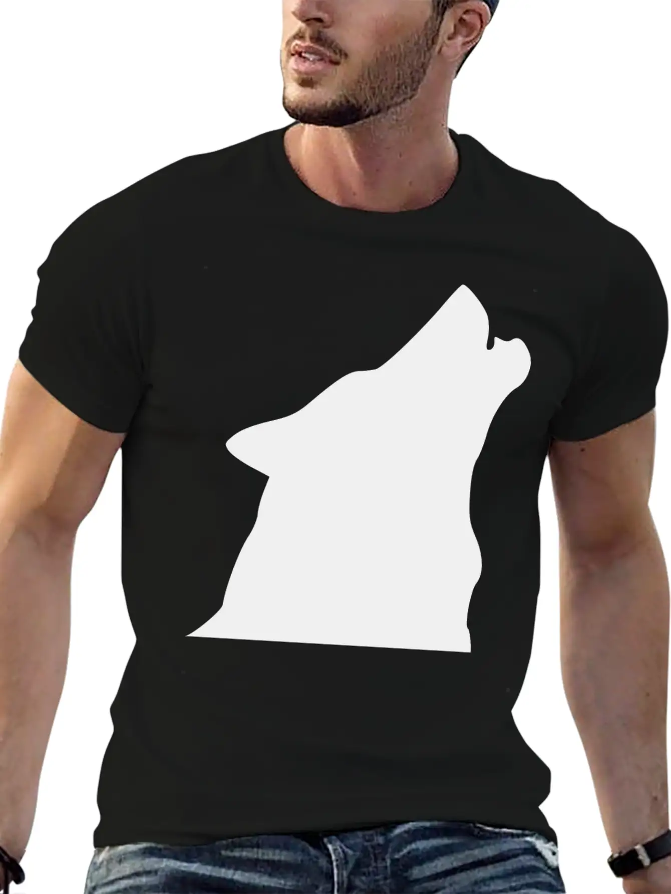 Wolf Wolfes Wolves Tribal114 Casual Graphic T-Shirt – Simple And Comfortable Daily Wear