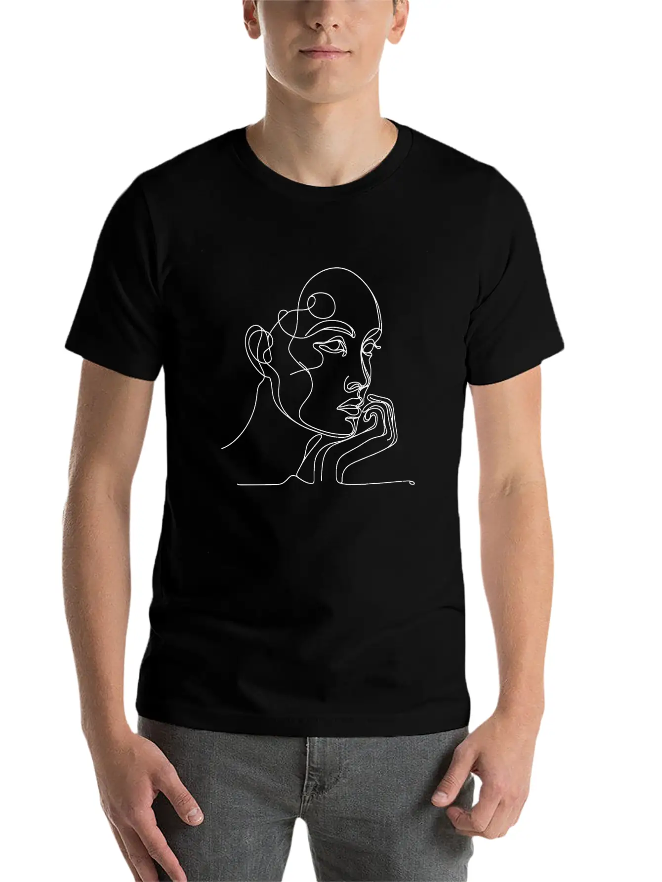 Women Sketch Timeless Short Sleeve Tee – Comfy And Minimalist Design