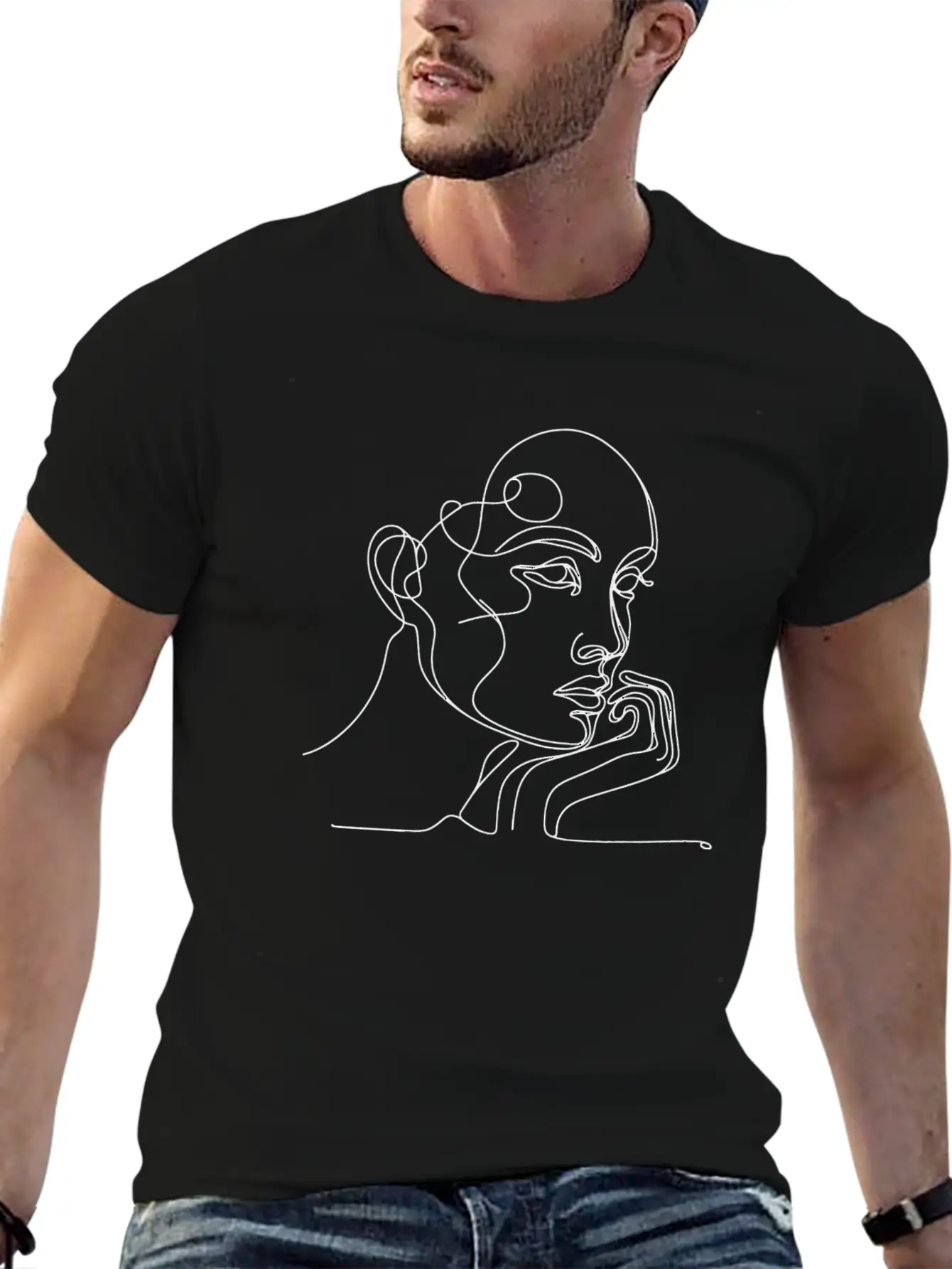 Women Sketch Timeless Short Sleeve Tee – Comfy And Minimalist Design