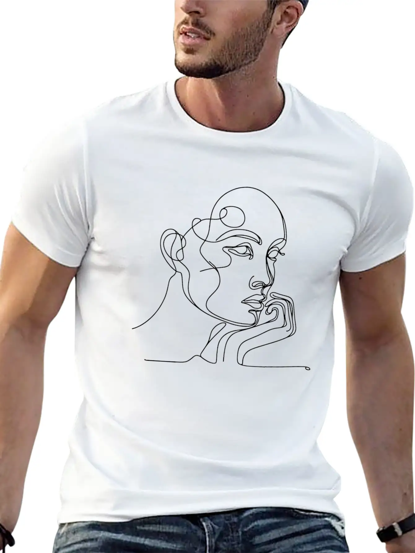 Women Sketch Timeless Short Sleeve Tee – Comfy And Minimalist Design