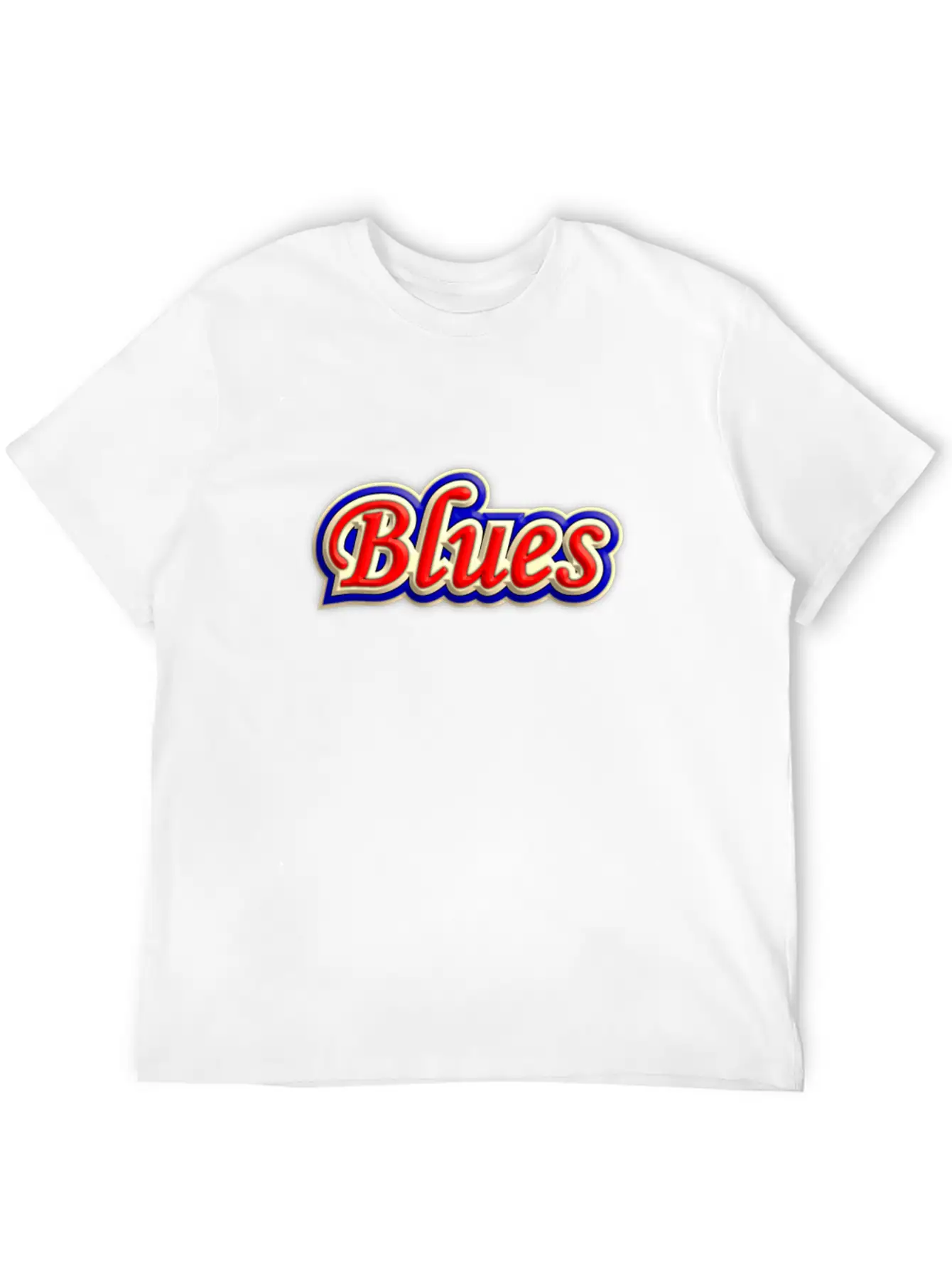 Wonderful Blues Music Casual Graphic T-Shirt – Simple And Comfortable Daily Wear