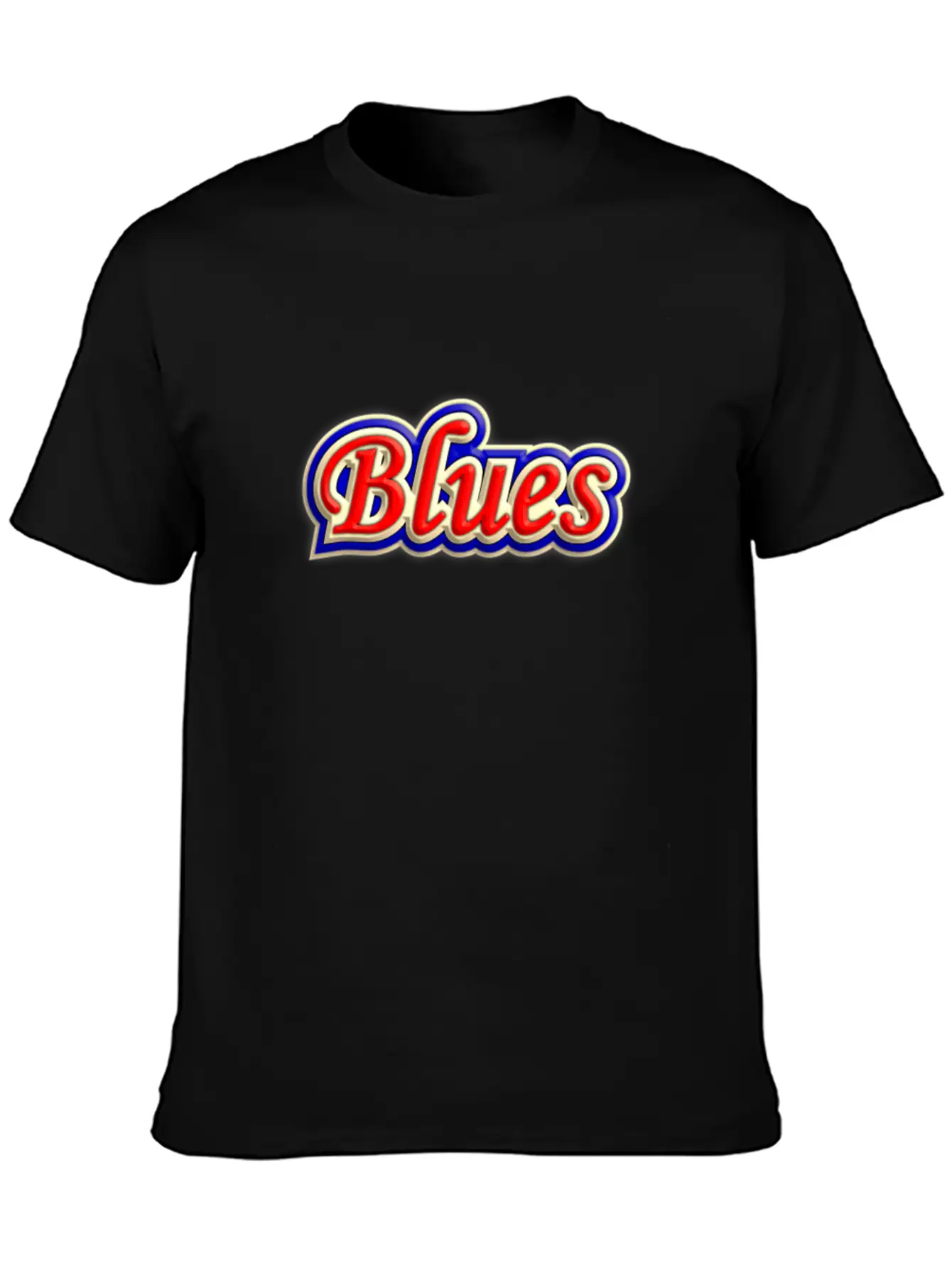 Wonderful Blues Music Casual Graphic T-Shirt – Simple And Comfortable Daily Wear