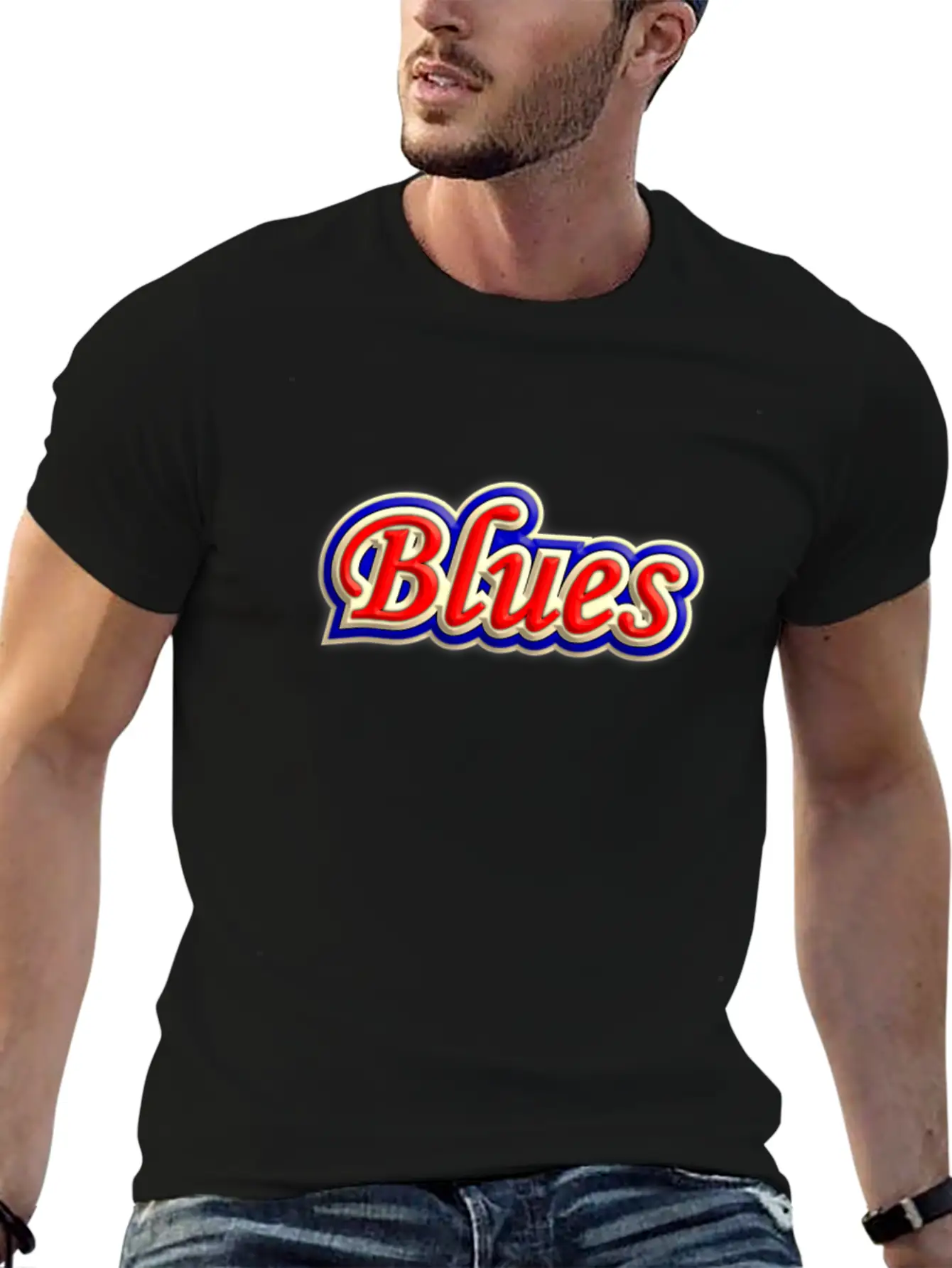 Wonderful Blues Music Casual Graphic T-Shirt – Simple And Comfortable Daily Wear