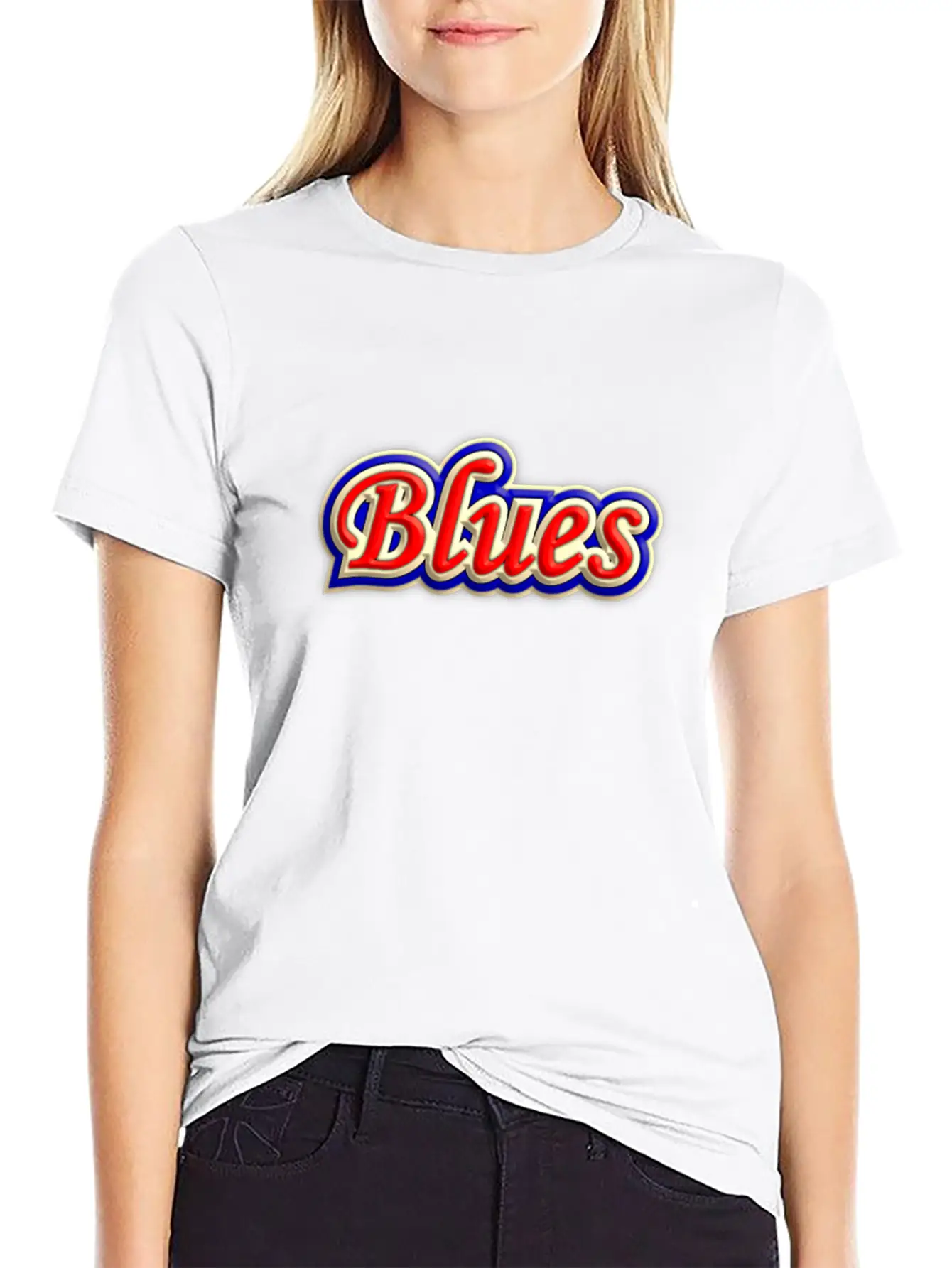 Wonderful Blues Music Casual Graphic T-Shirt – Simple And Comfortable Daily Wear
