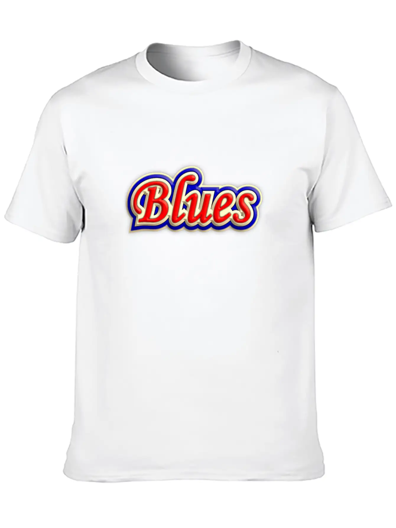 Wonderful Blues Music Casual Graphic T-Shirt – Simple And Comfortable Daily Wear