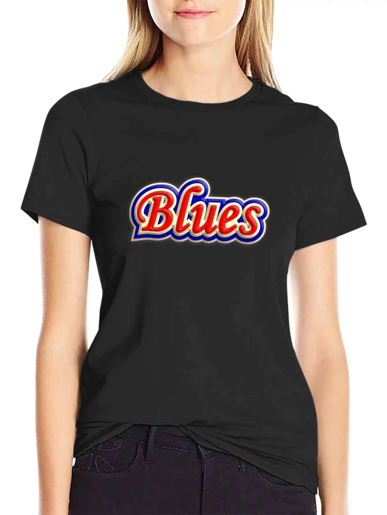 Wonderful Blues Music Casual Graphic T-Shirt – Simple And Comfortable Daily Wear