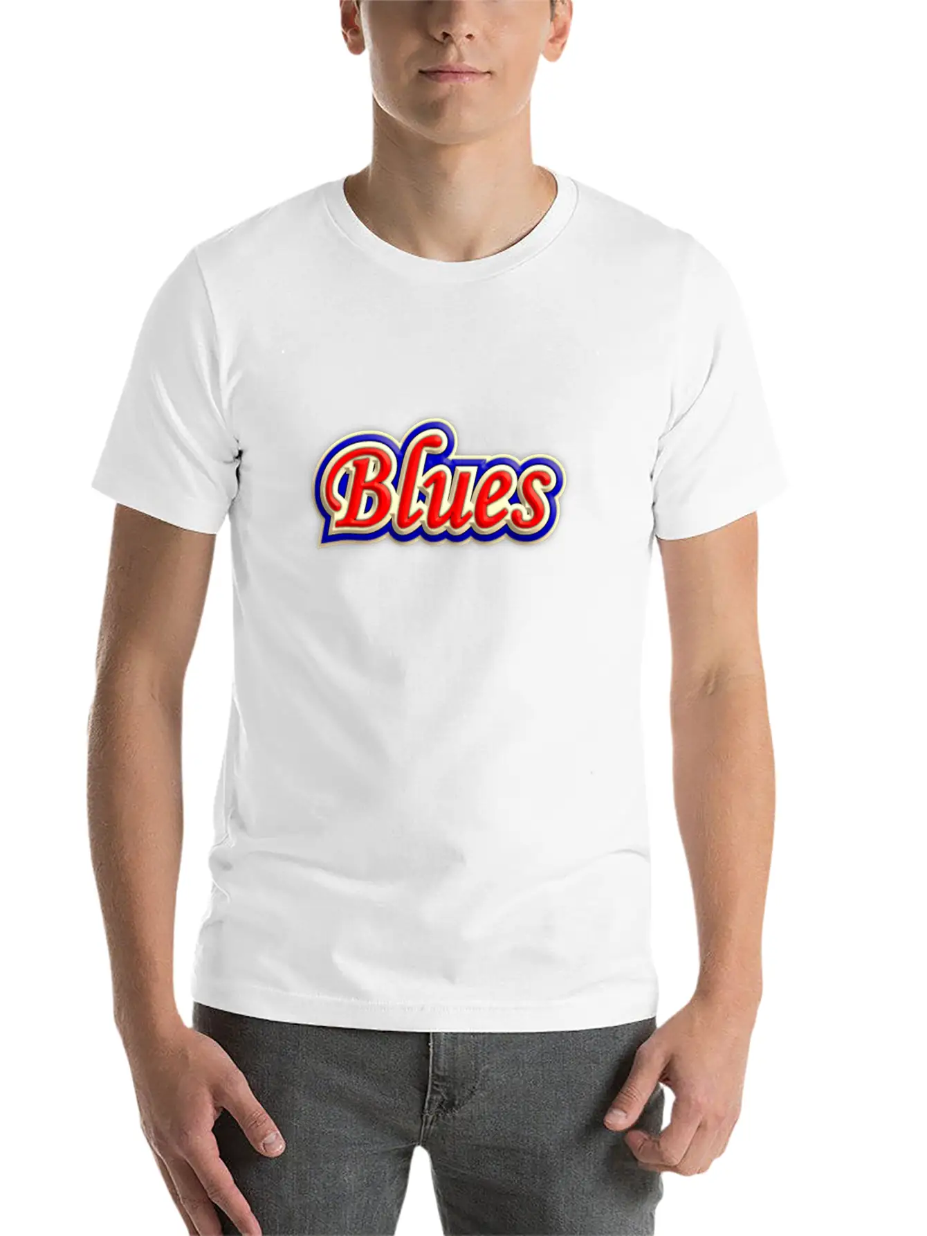 Wonderful Blues Music Casual Graphic T-Shirt – Simple And Comfortable Daily Wear
