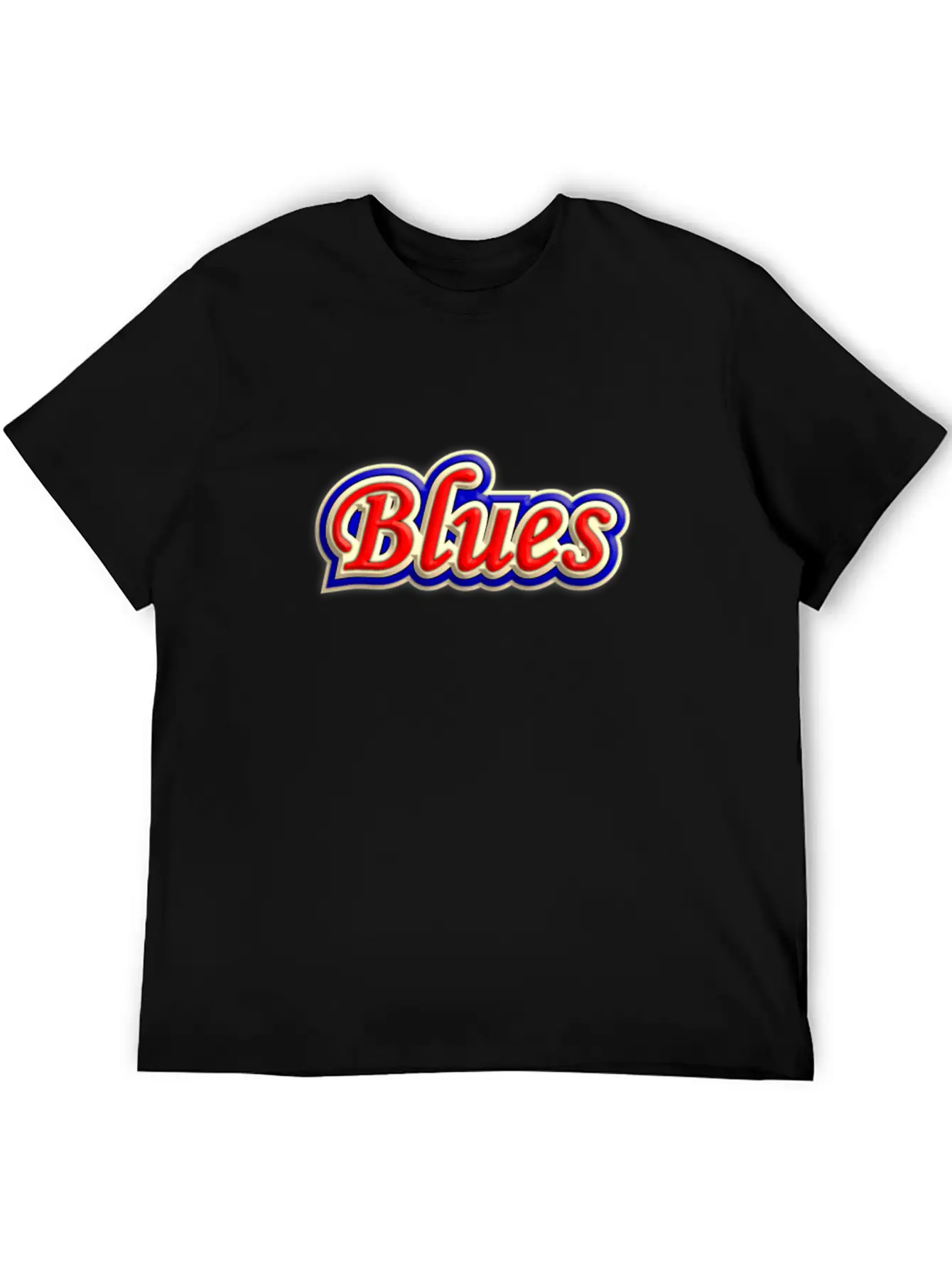Wonderful Blues Music Casual Graphic T-Shirt – Simple And Comfortable Daily Wear